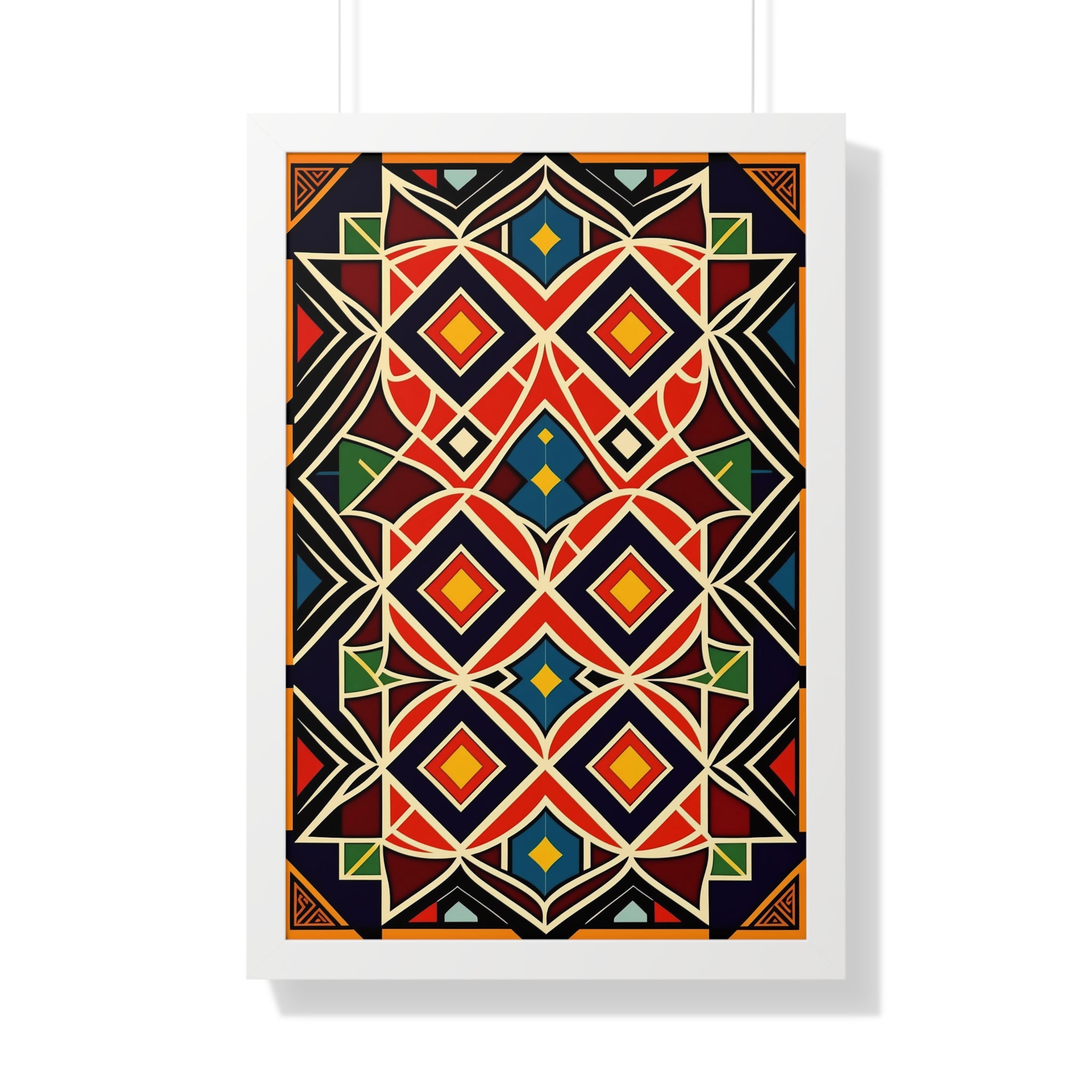 "BOHO" Framed Vertical Poster