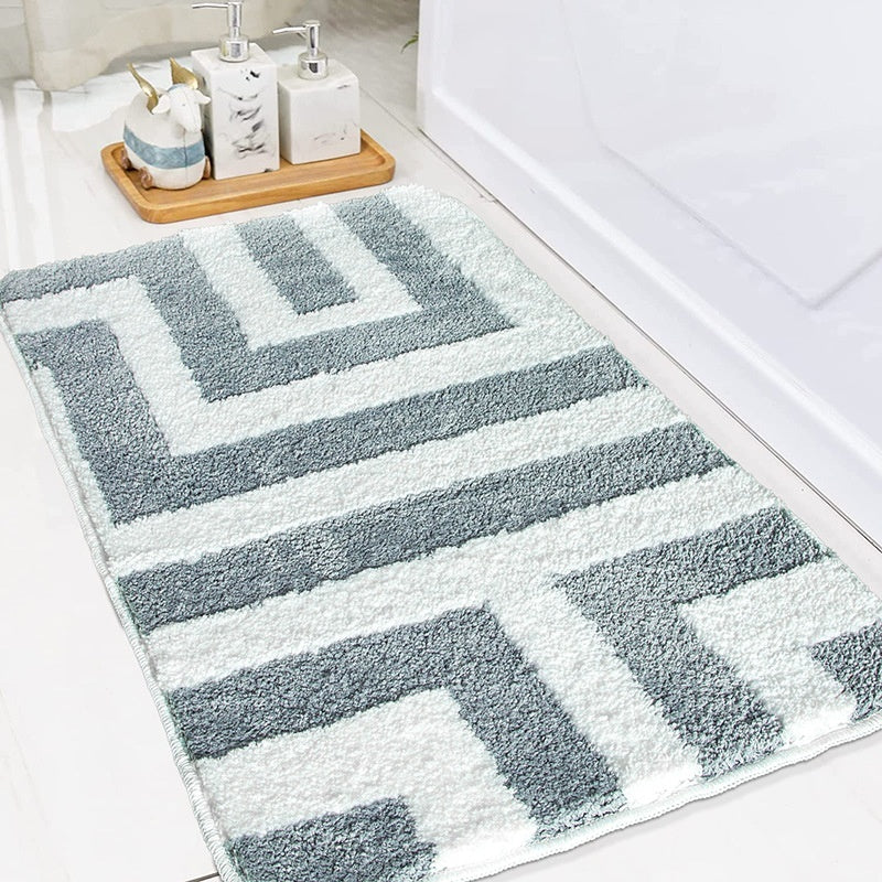 Tufted Carpet Home Bathroom Absorbent Non-slip Foot Mat