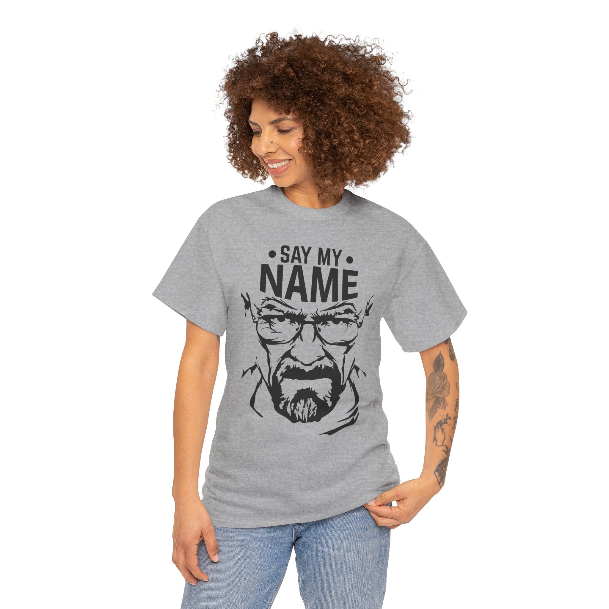 "Say My Name" Breaking Bad Unisex Heavy Cotton Tee