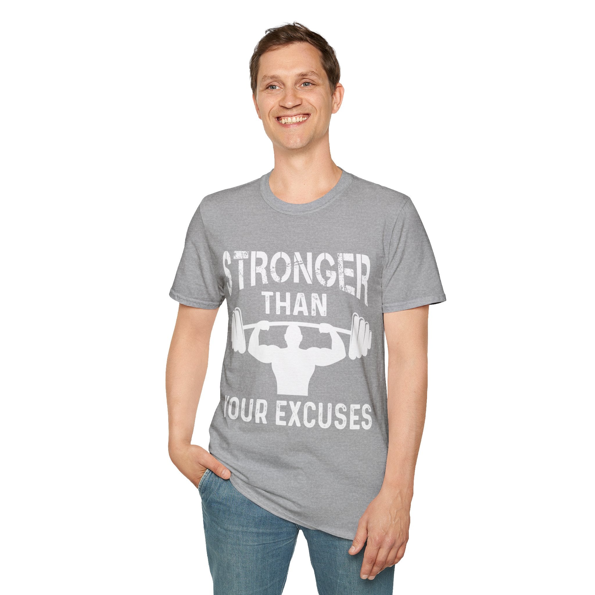 "Stronger Than Your Excuses" Unisex Soft style T-Shirt