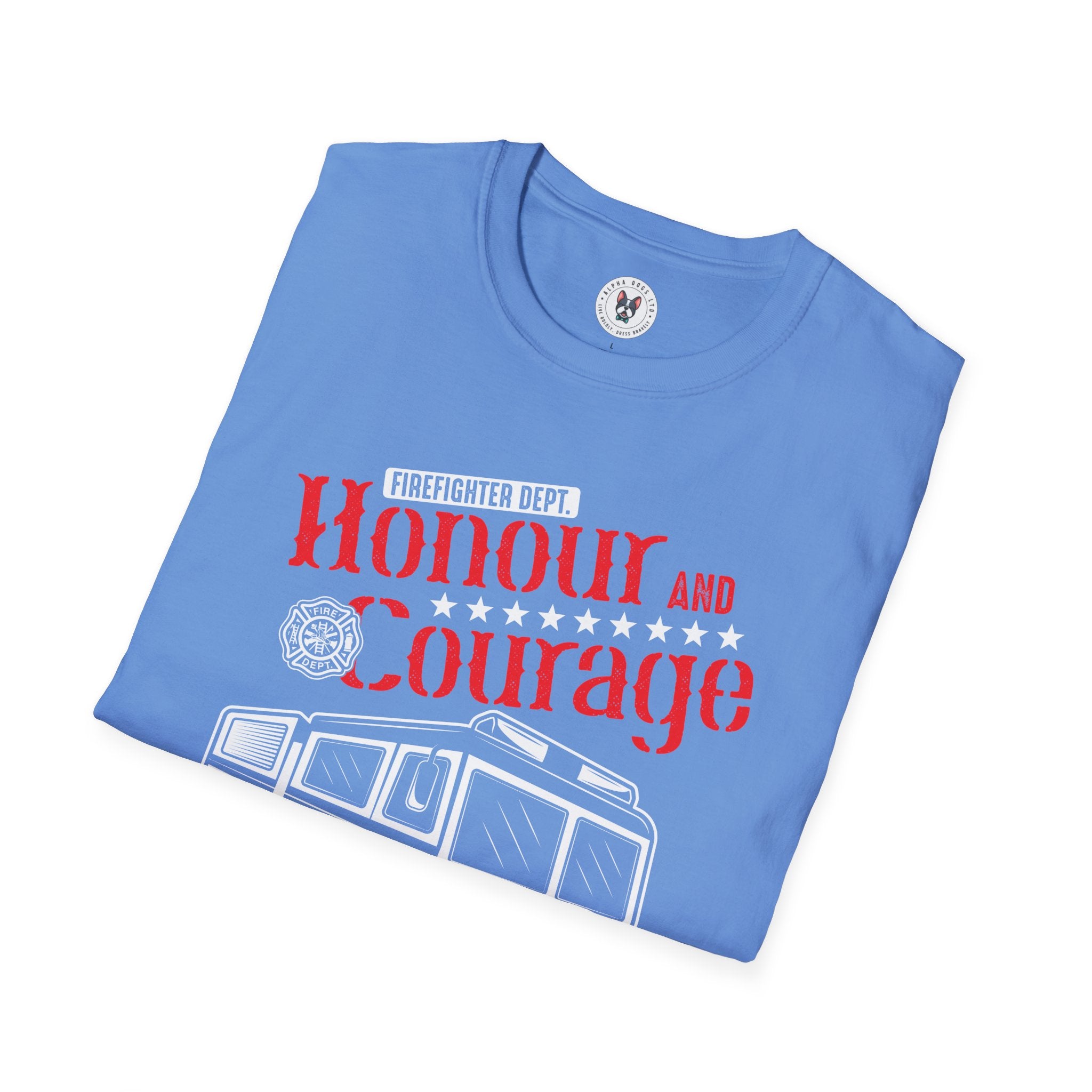 "HONOUR AND COURAGE UNITED STATES" Unisex Soft style T-Shirt