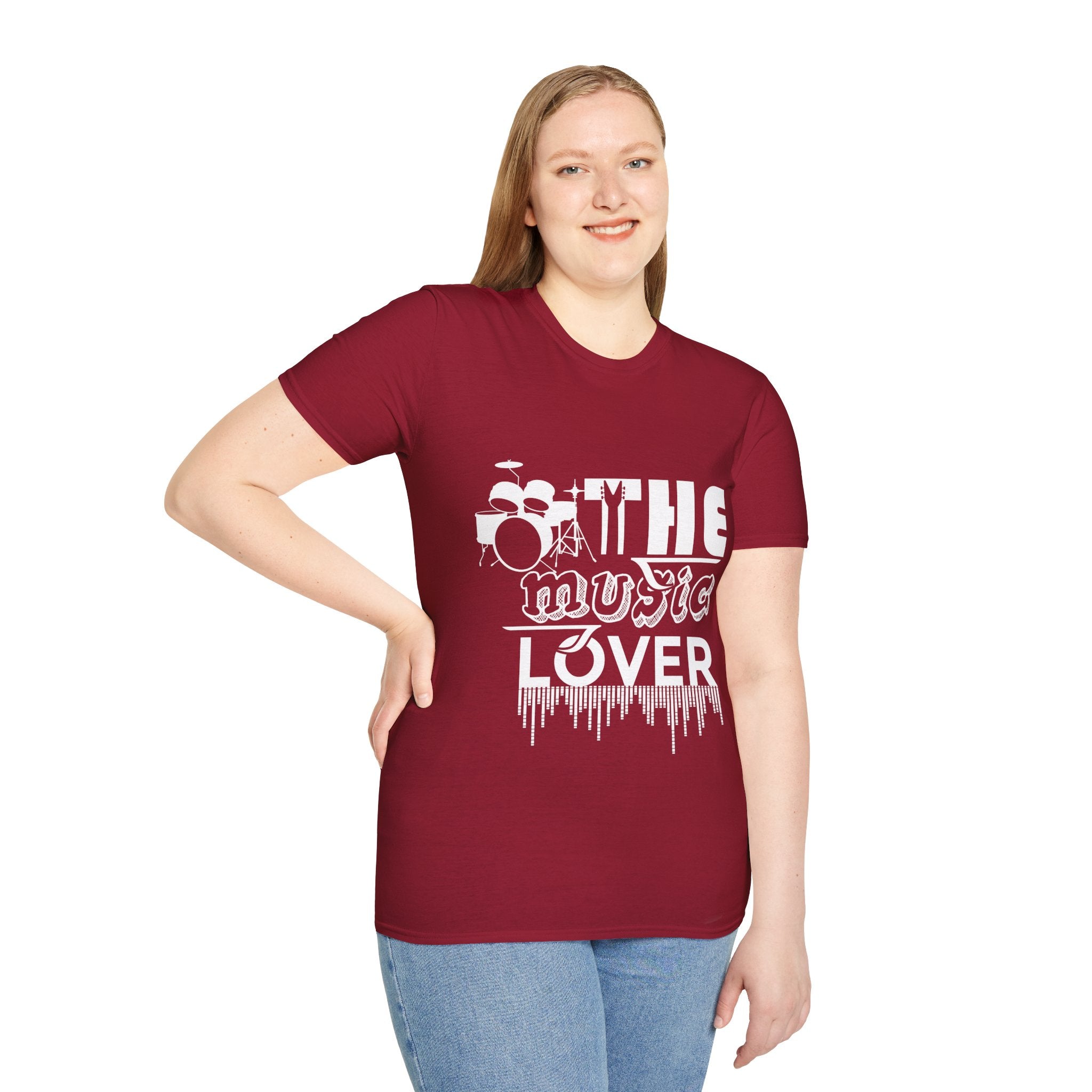 "The Music Lover" Unisex Soft style T-Shirt