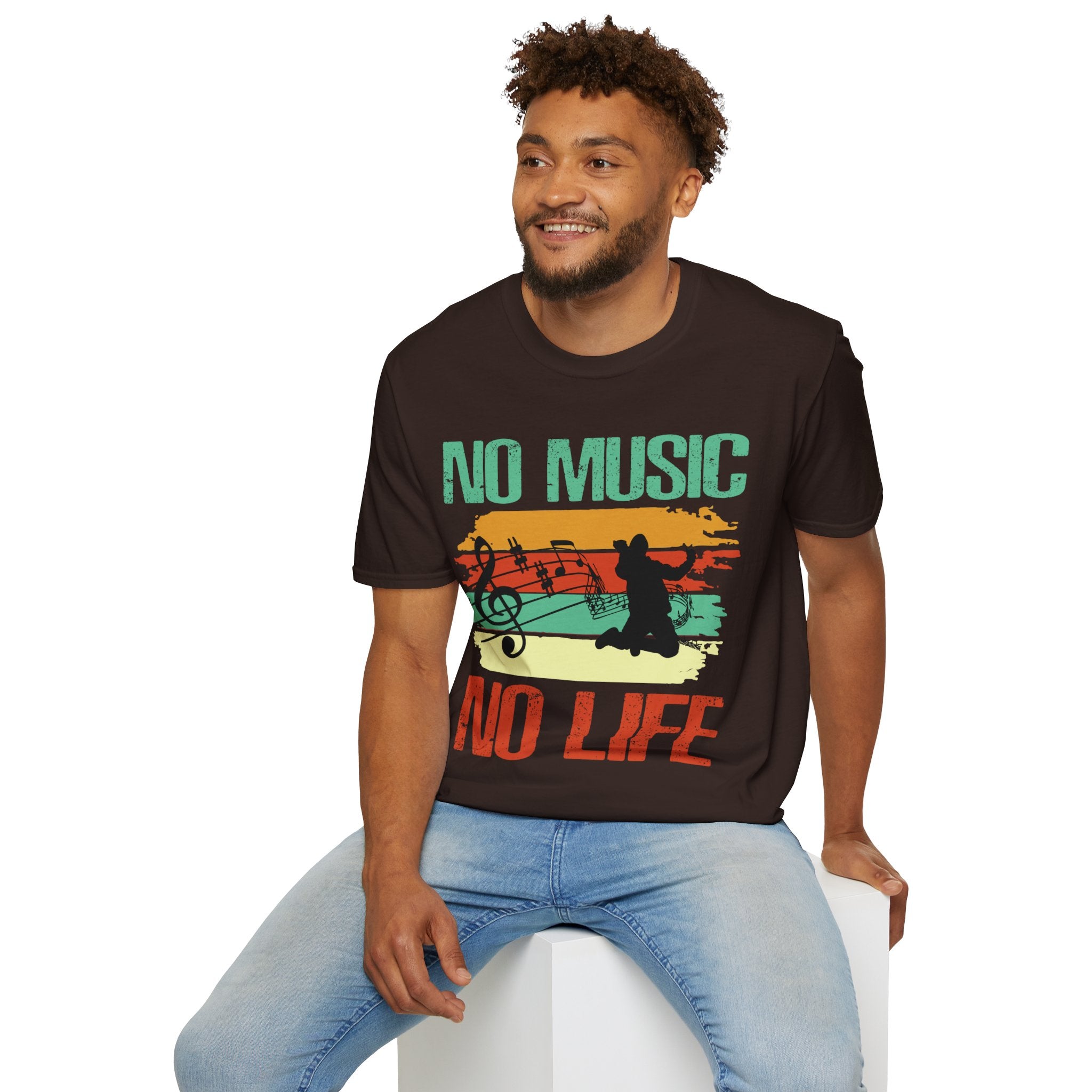 "No Music No Life" Unisex Soft style T-Shirt