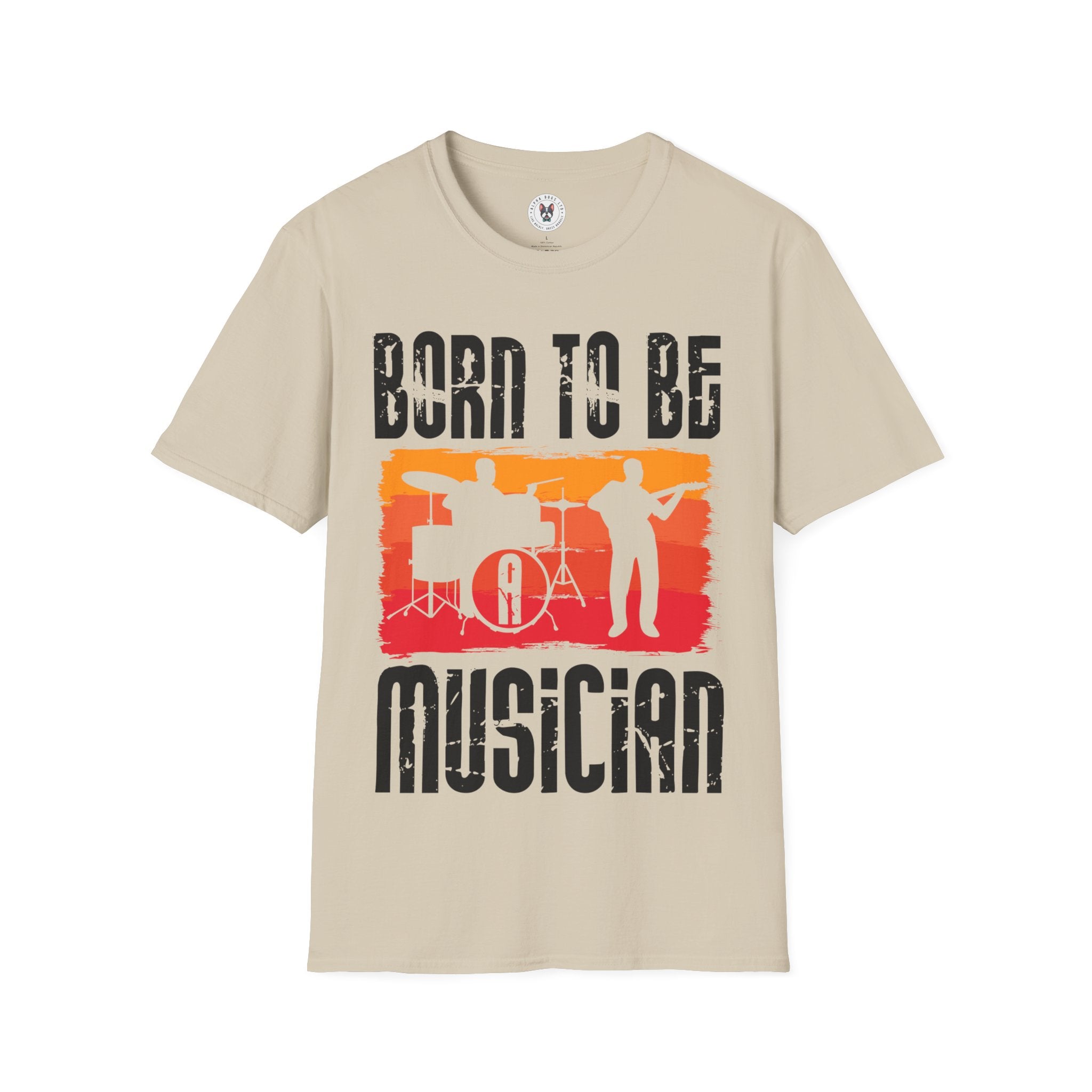 "Born To Be Musician"  Unisex Soft style T-Shirt