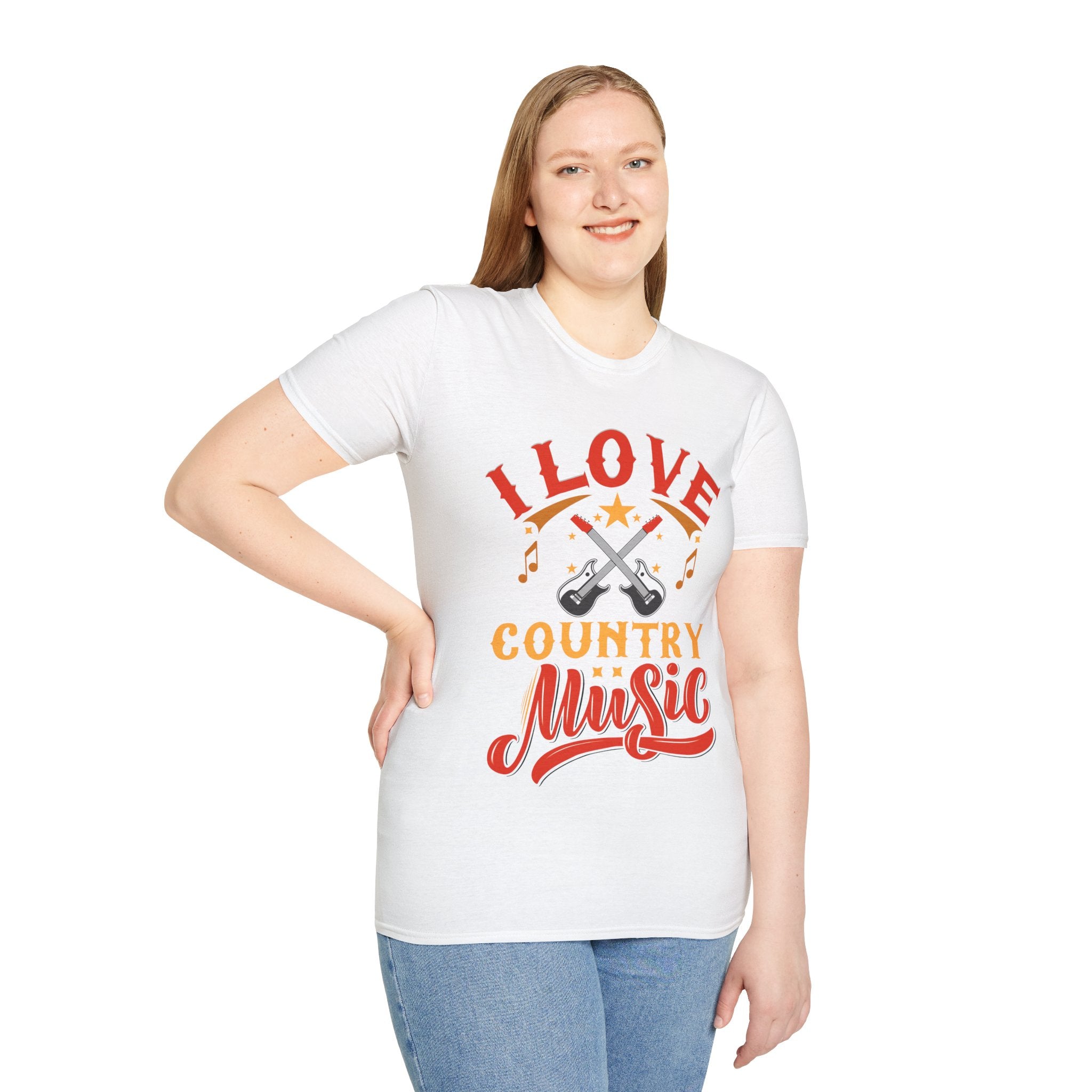 "I Love Country Music" Unisex Soft style T-Shirt