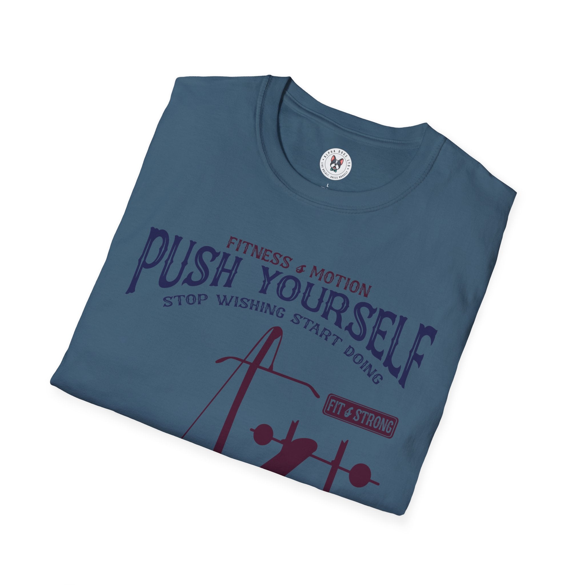 "Push Yourself" Unisex Soft style T-Shirt