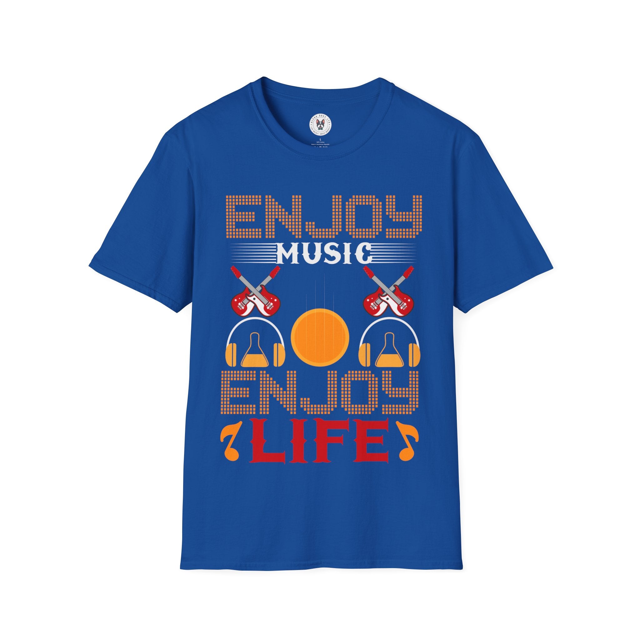 "Enjoy Music Enjoy Life" Unisex Soft style T-Shirt