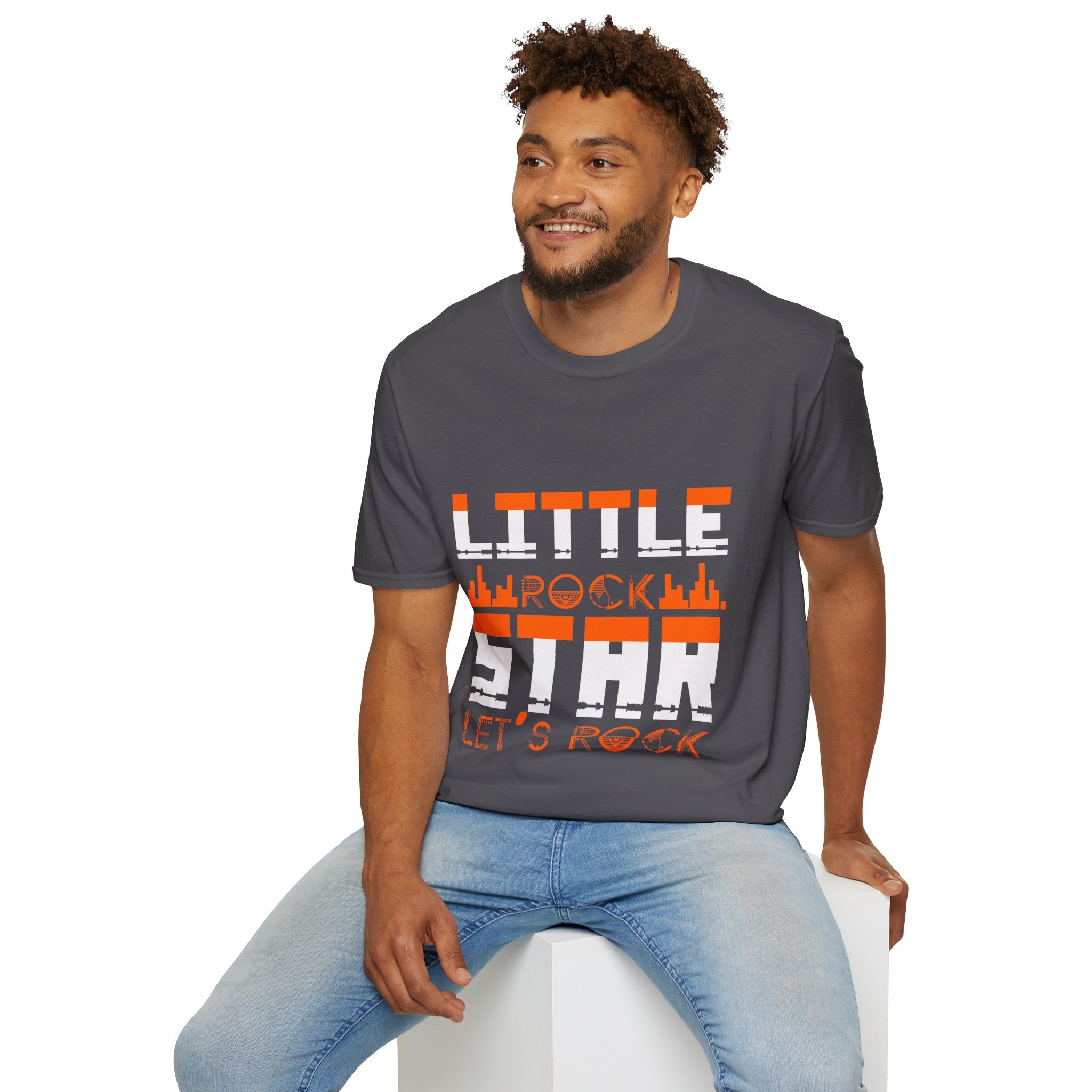 "Little Rock Star Lets Rock" Unisex Soft style T-Shirt