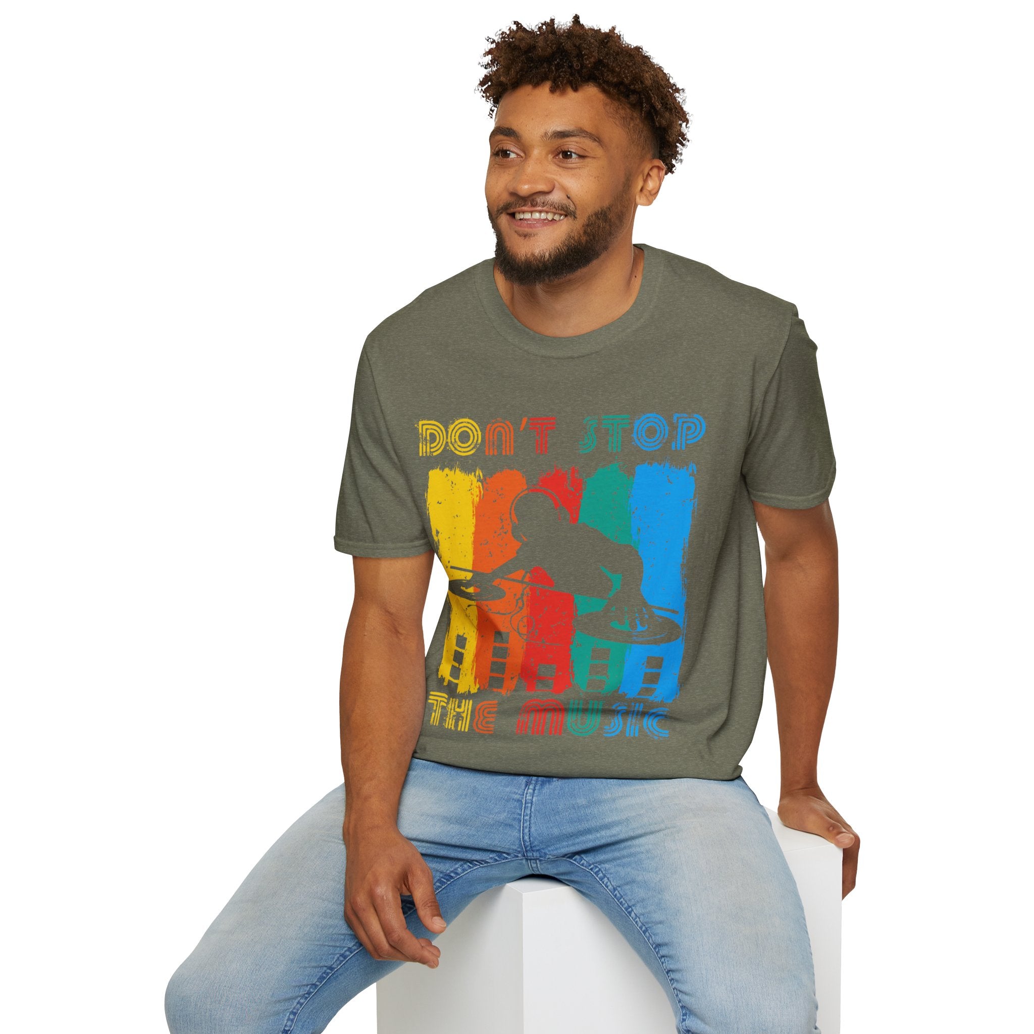 "Don't Stop the Music" Unisex Soft style T-Shirt