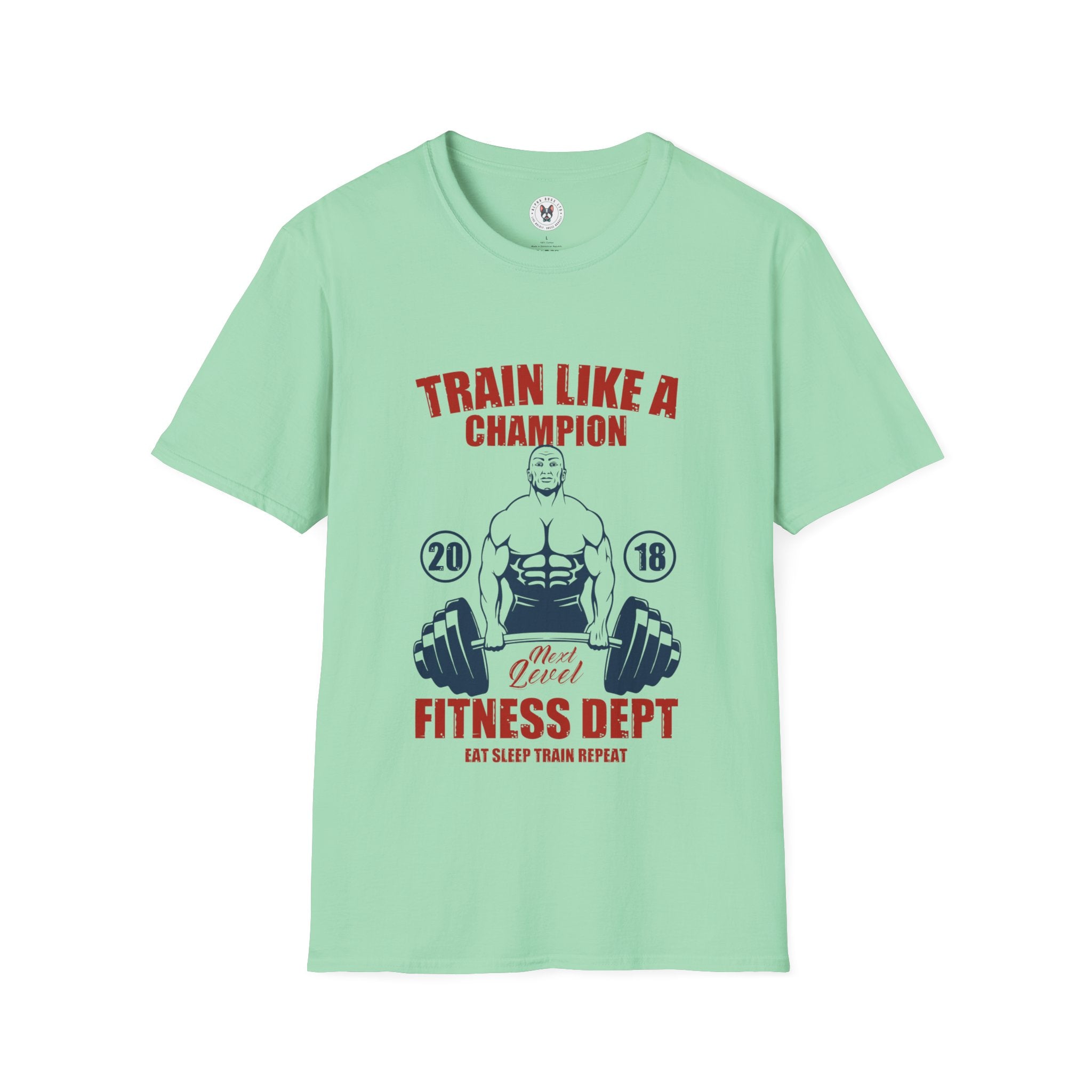 "Train Like A Champion" Unisex Soft style T-Shirt