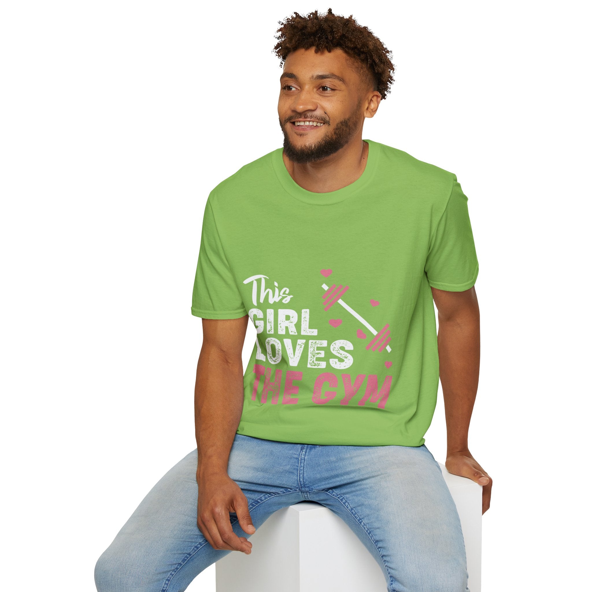 "The Girl Loves The Gym" Unisex Soft style T-Shirt