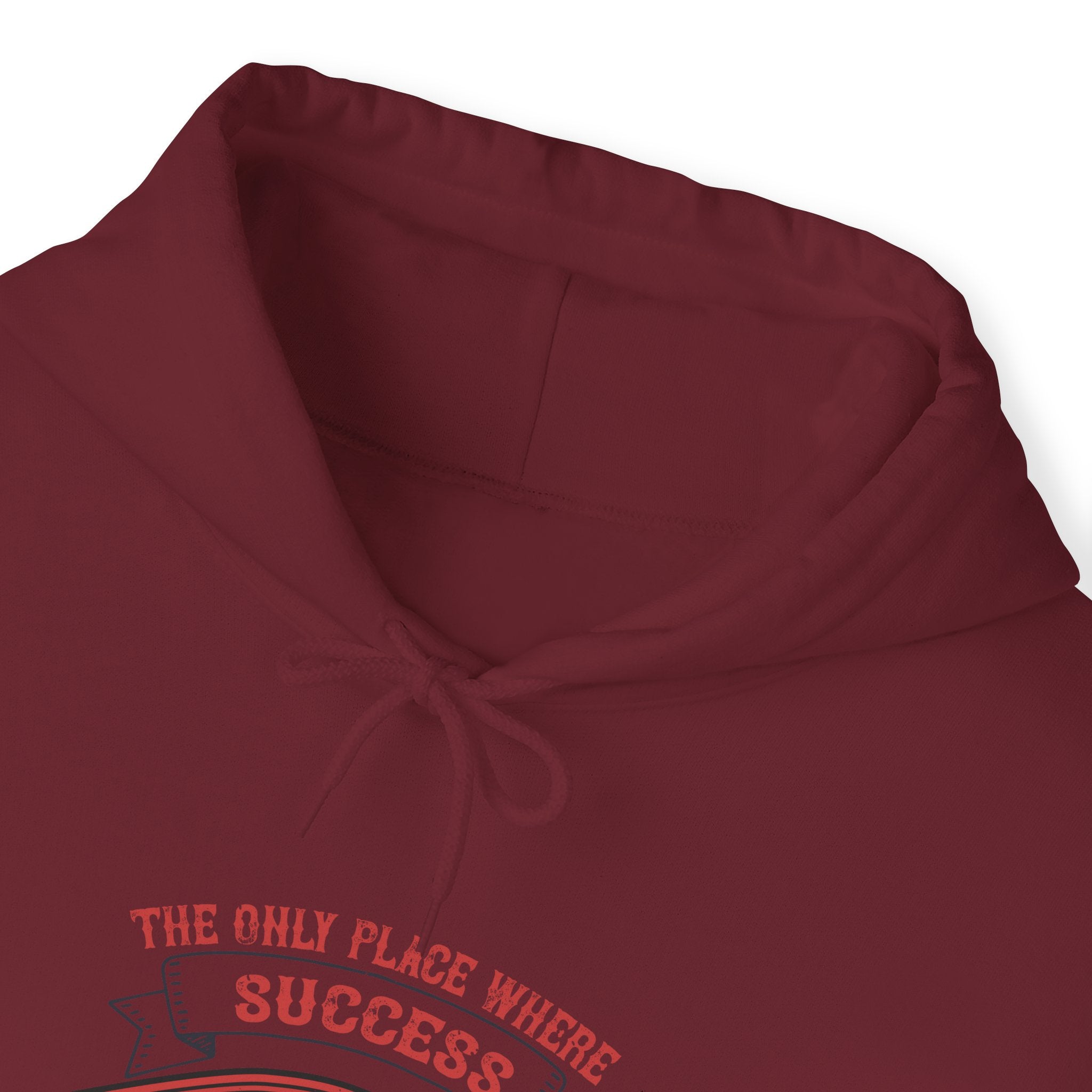 "The only place where success comes before work is in the dictionary" Unisex Heavy Blend™ Hooded Sweatshirt