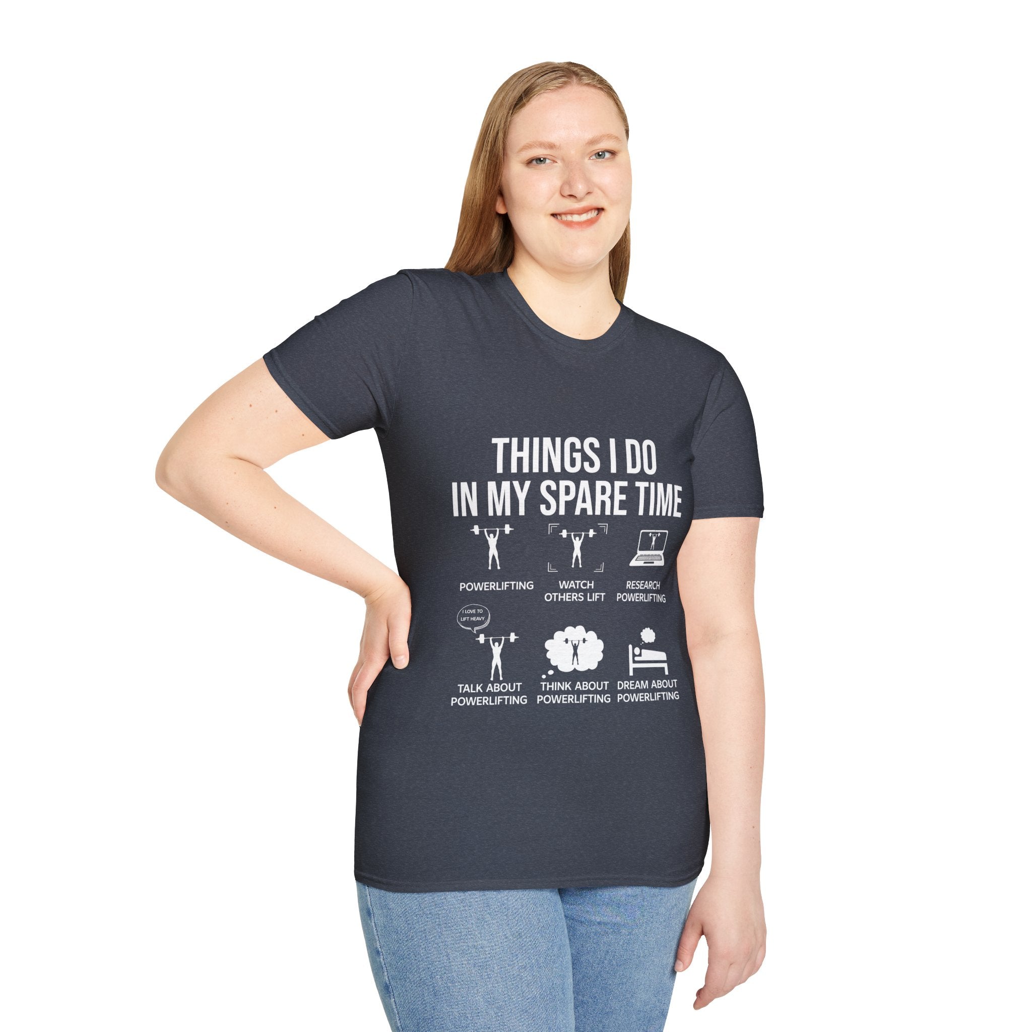 "Things I Do In My Spare Time"  Unisex Soft style T-Shirt