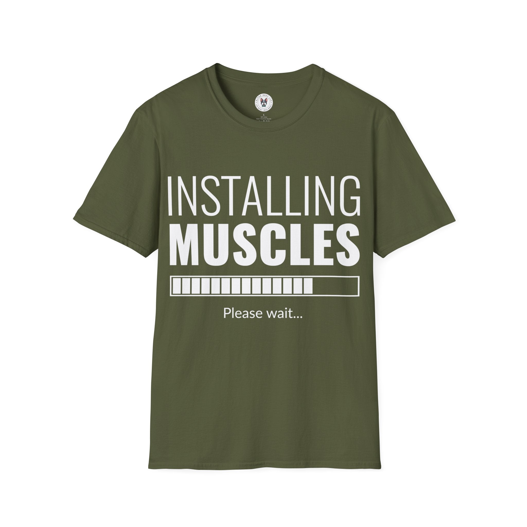 "Installing Muscles" Unisex Soft style T-Shirt