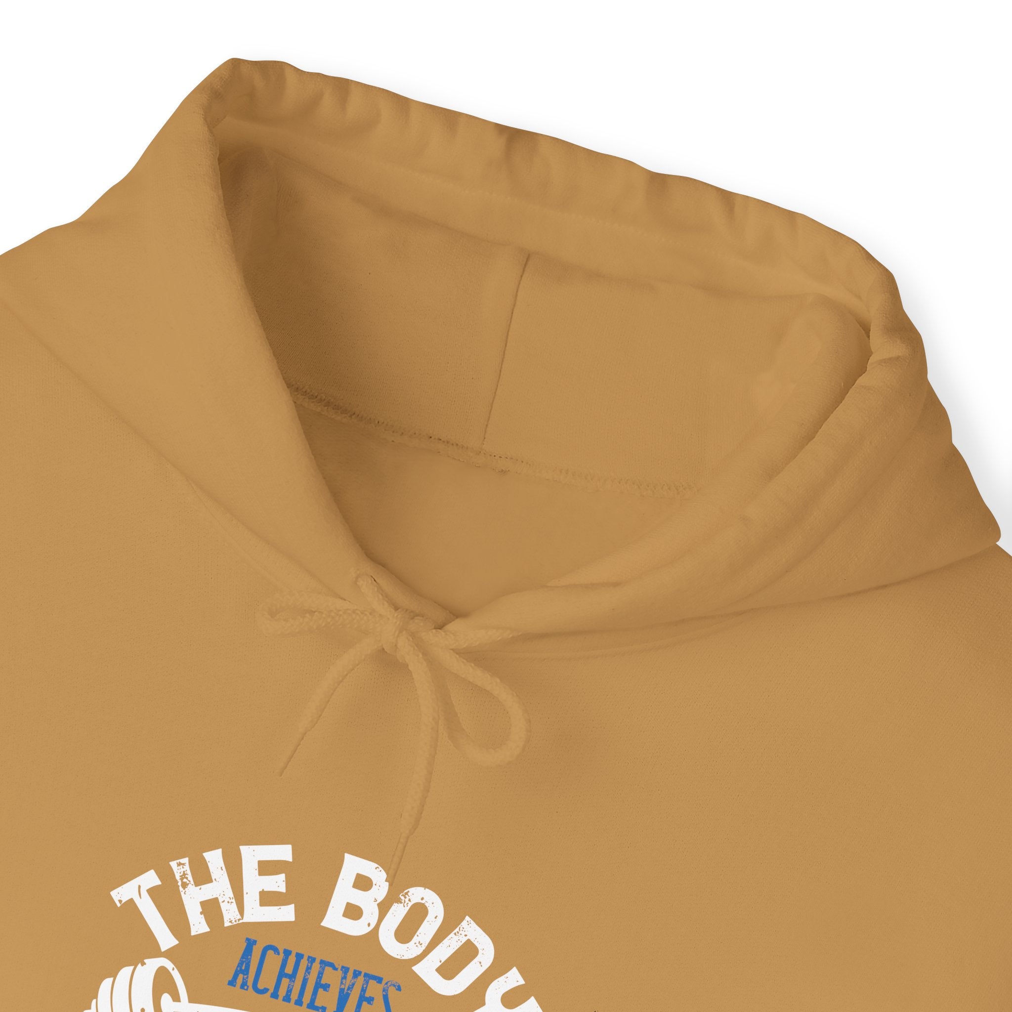 "The body achieves what the mind believes" Unisex Heavy Blend™ Hooded Sweatshirt