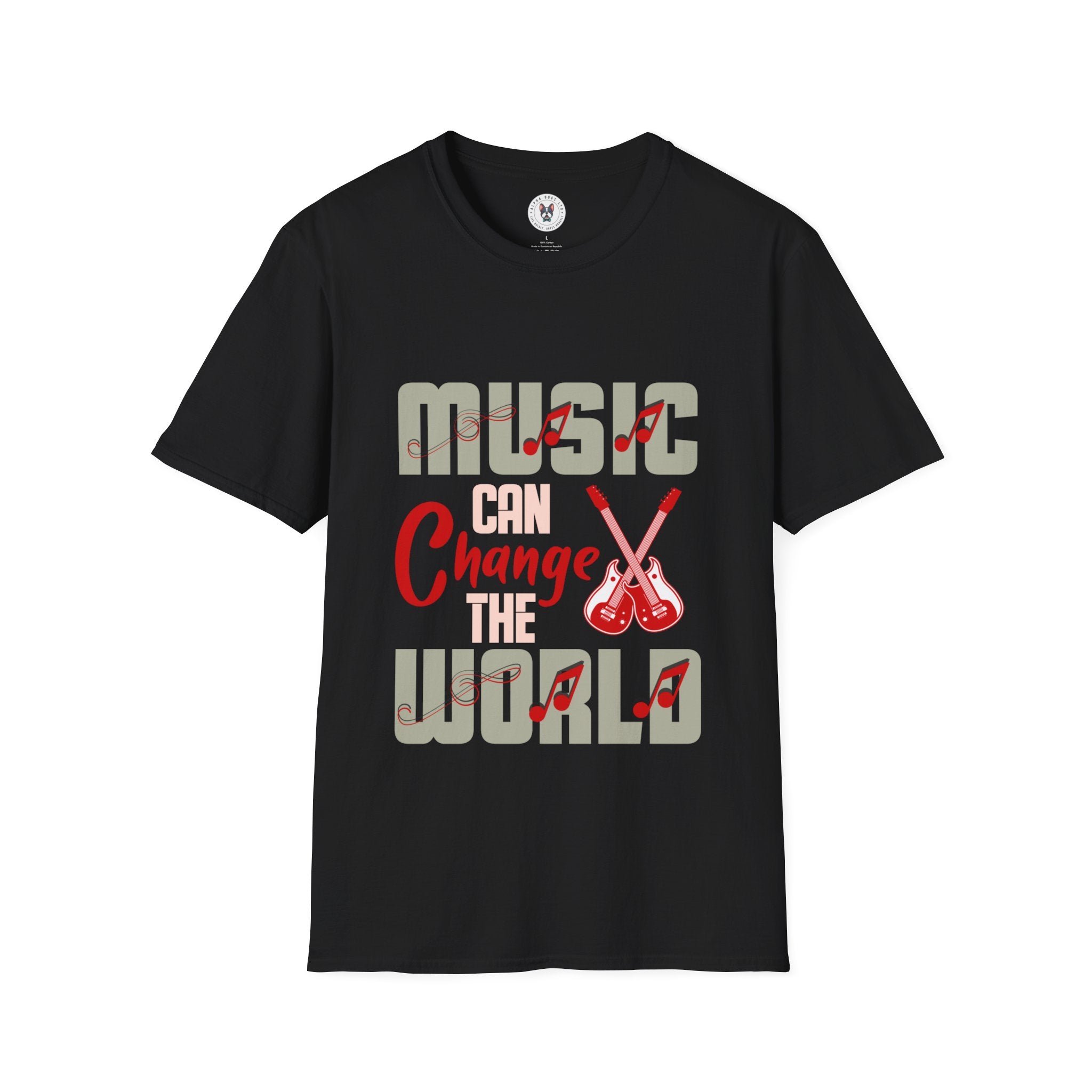 "Music Can Change The World" Unisex Soft style T-Shirt