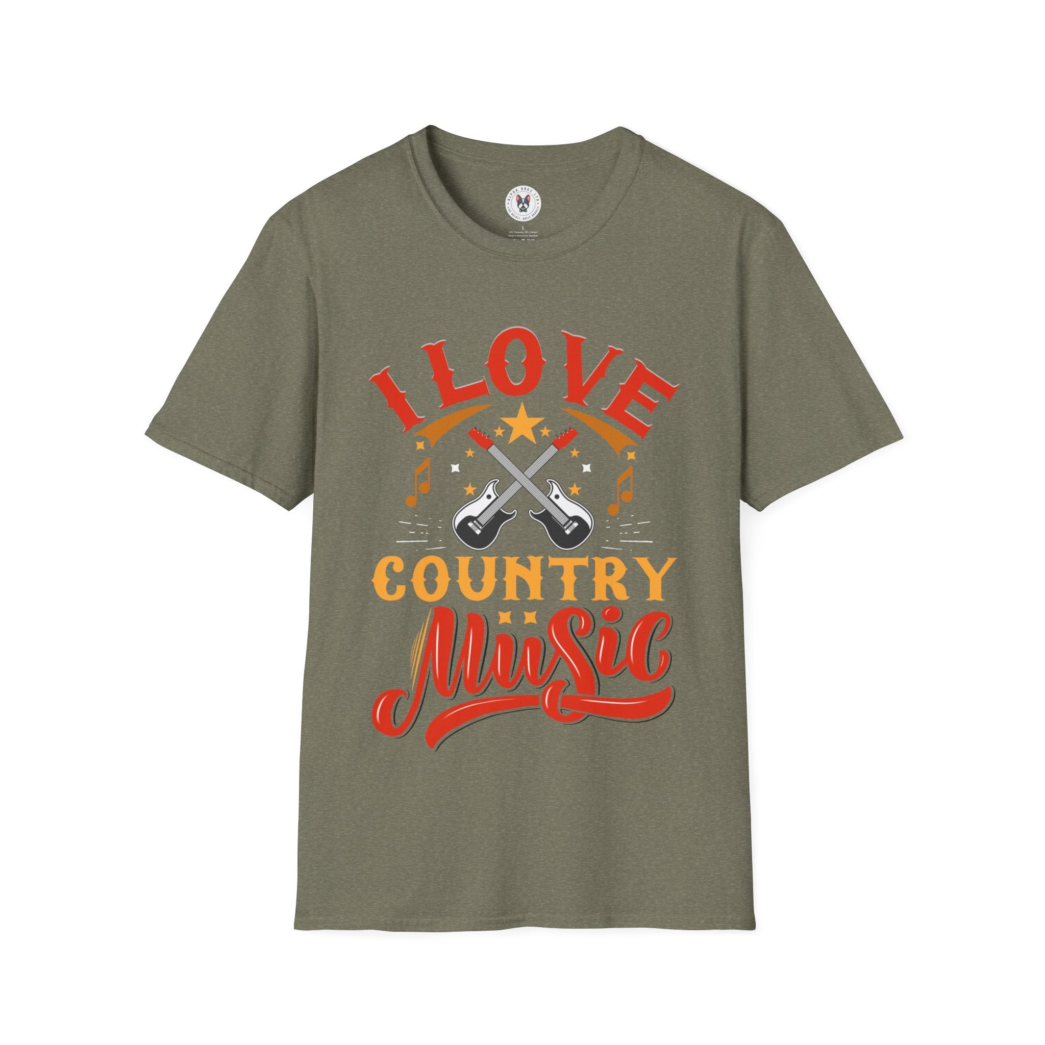 "I Love Country Music" Unisex Soft style T-Shirt