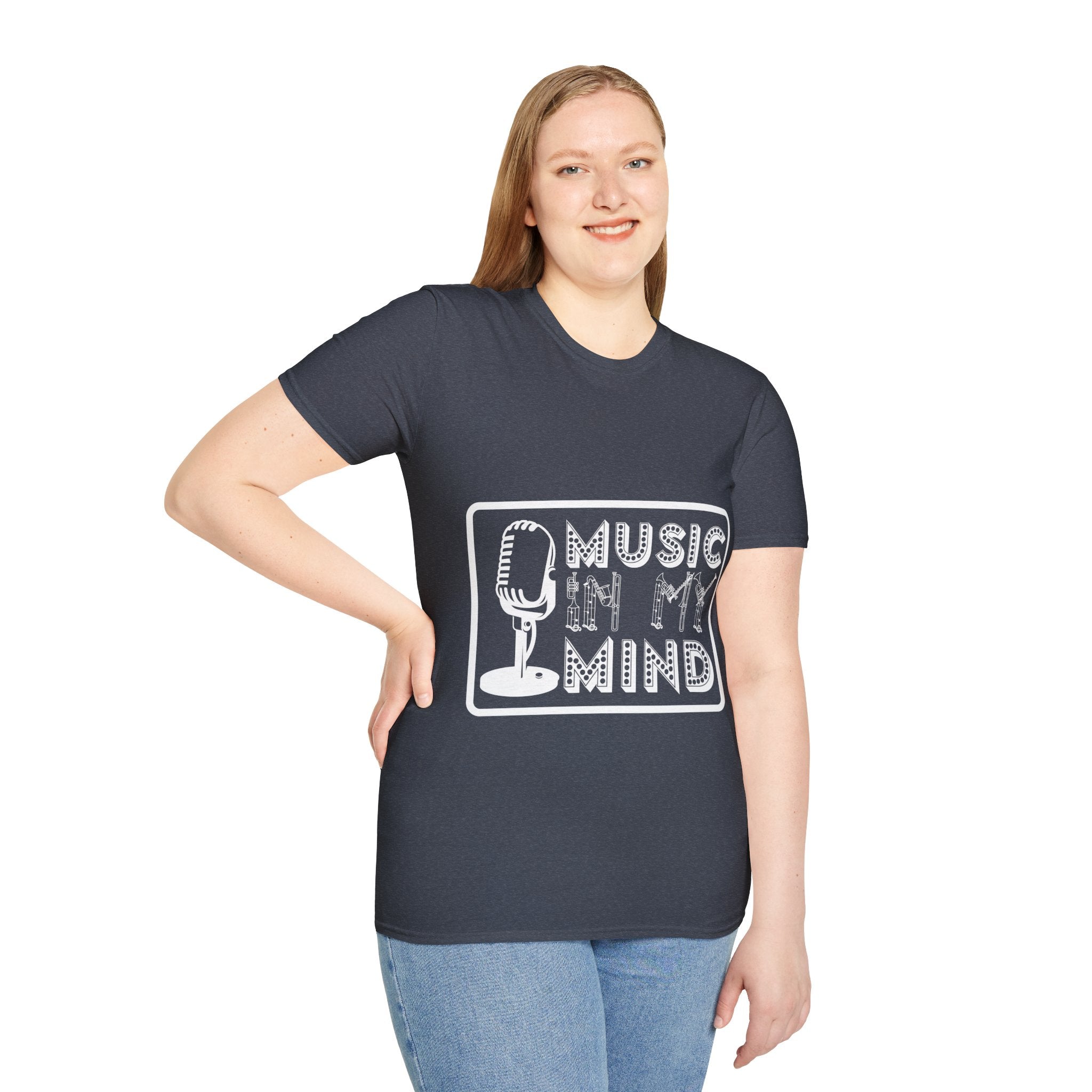 "Music In My Mind" Unisex Soft style T-Shirt