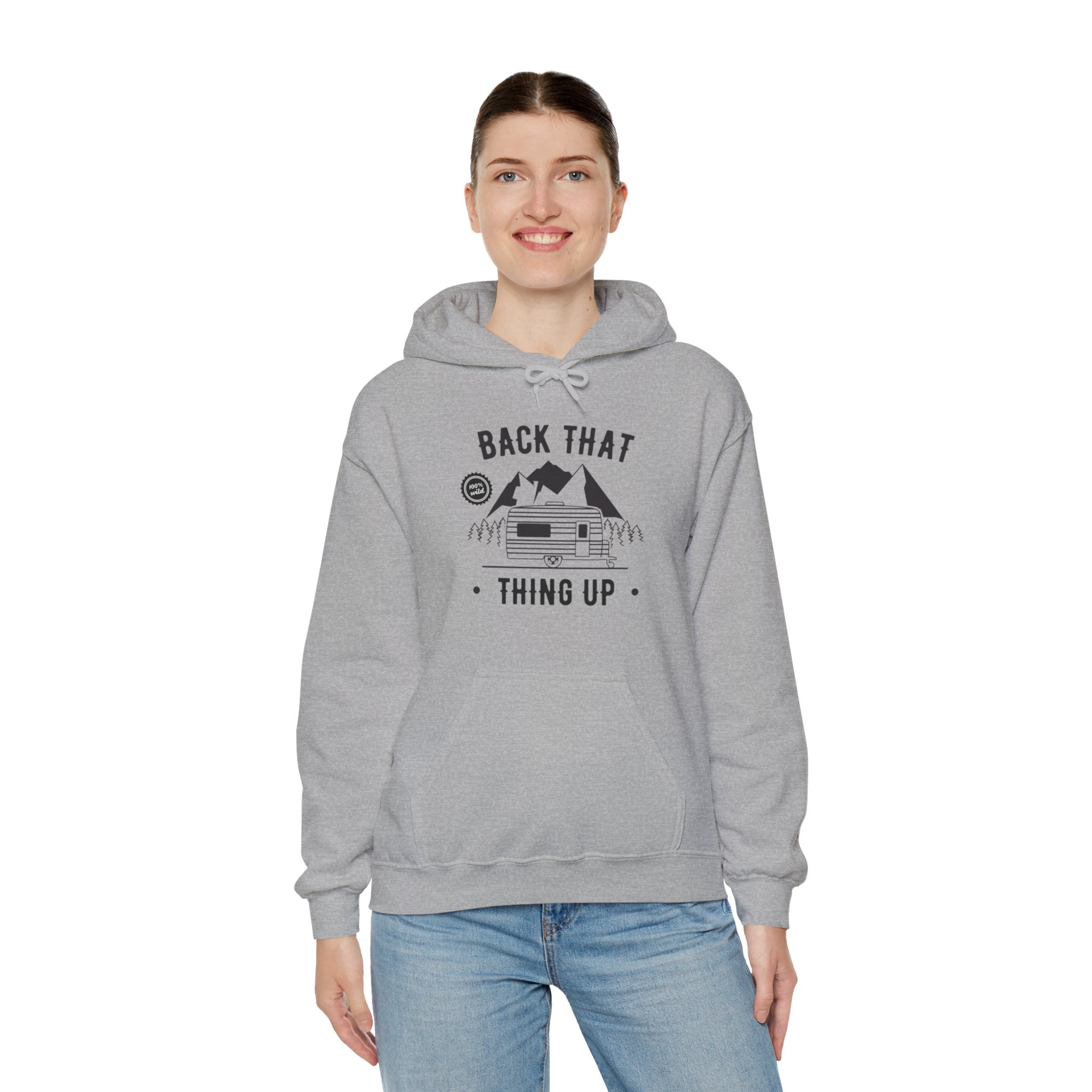 "Back That Thing Up" Unisex Heavy Blend™ Hooded Sweatshirt