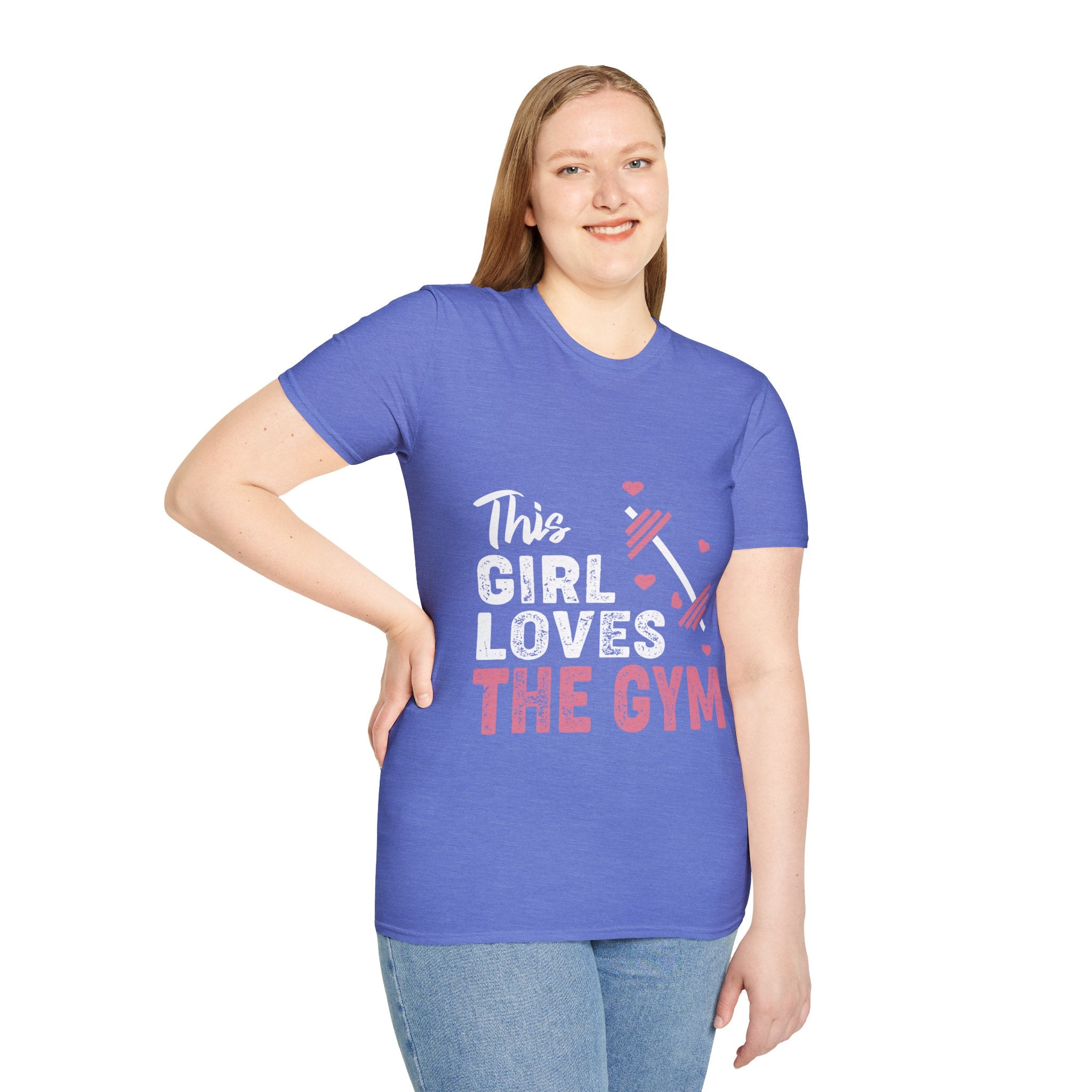 "The Girl Loves The Gym" Unisex Soft style T-Shirt