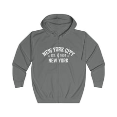 New York Unisex Full Zip Hoodie