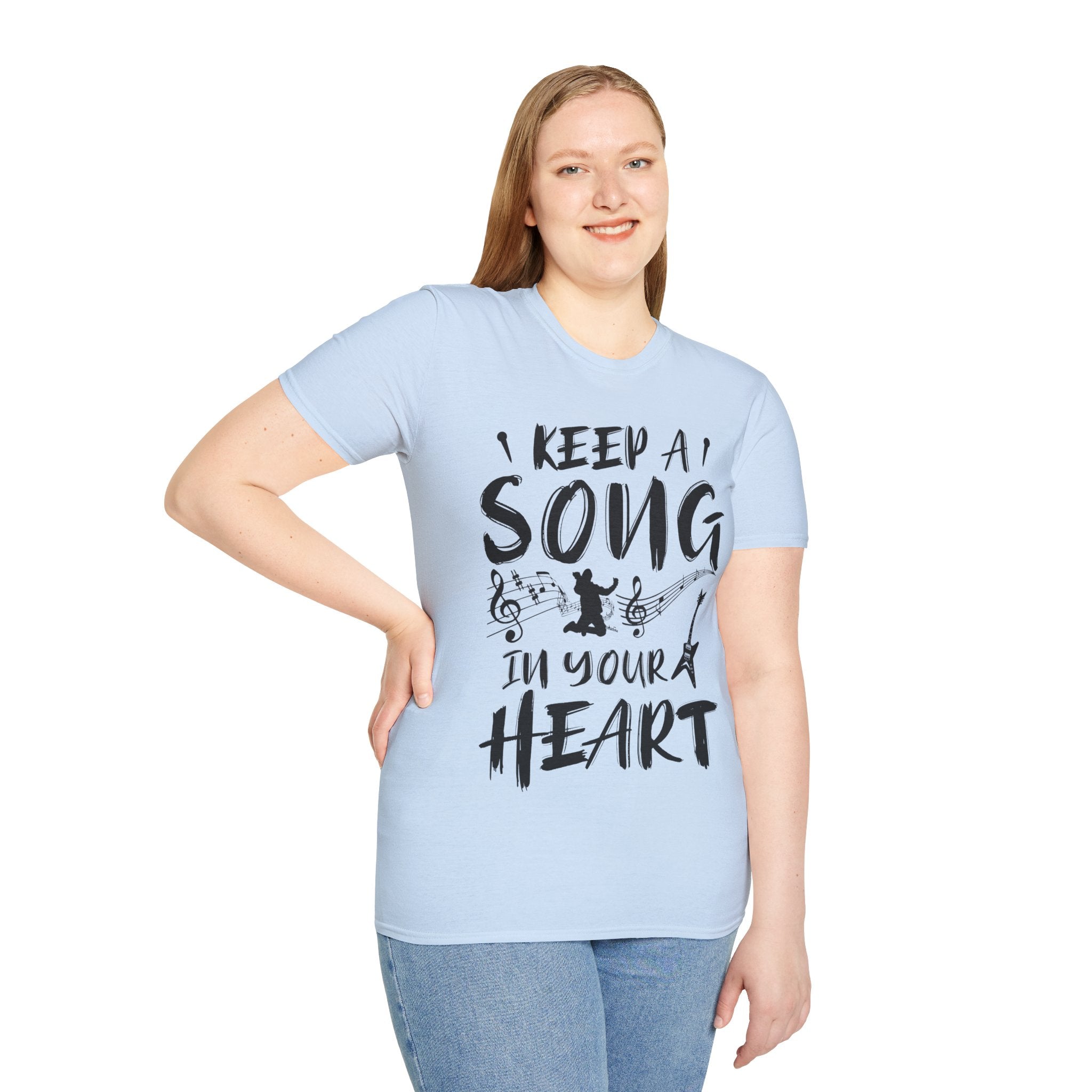 "Keep A Song In Your Heart" Unisex Soft style T-Shirt