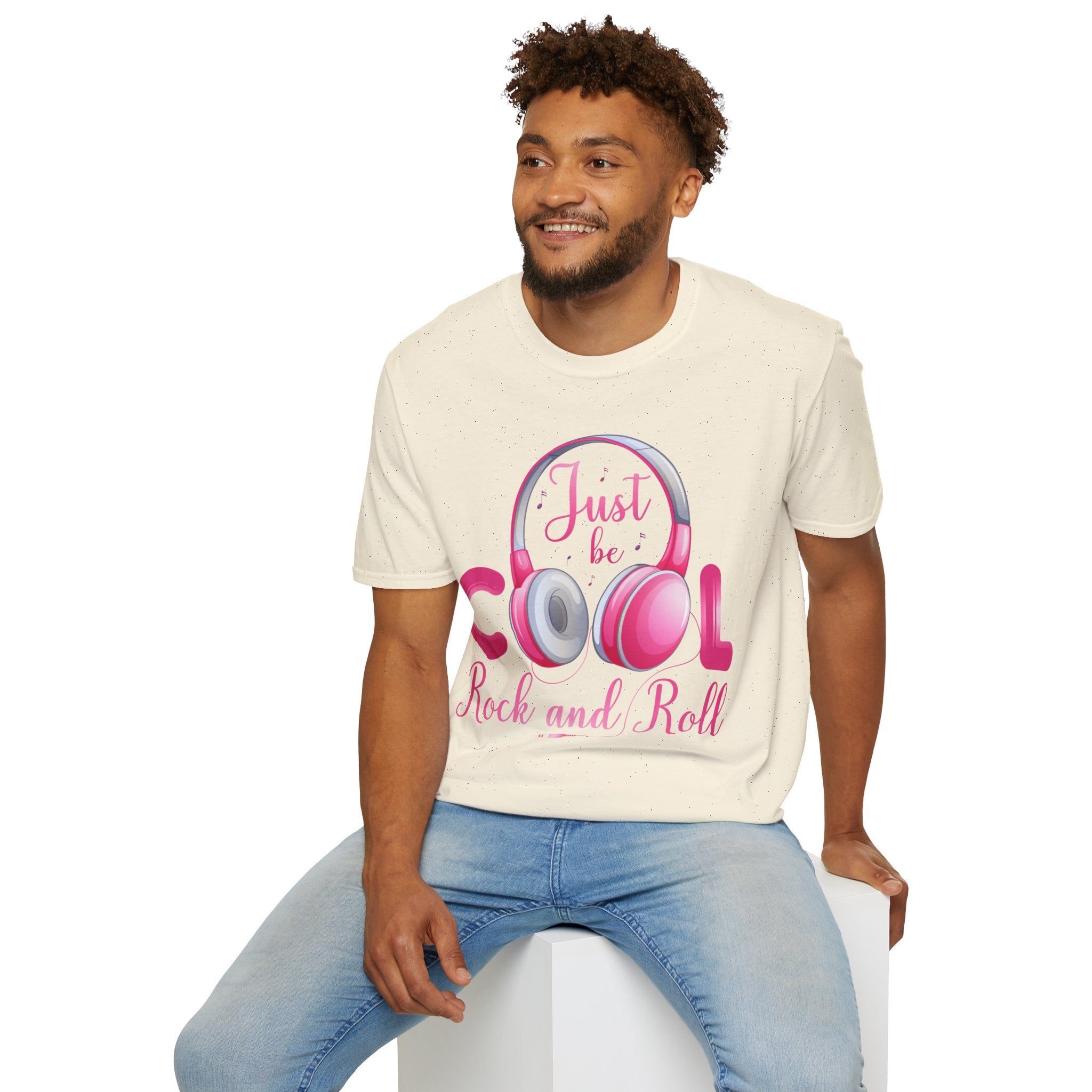 "Just Be Cool And Rock" Unisex Soft style T-Shirt