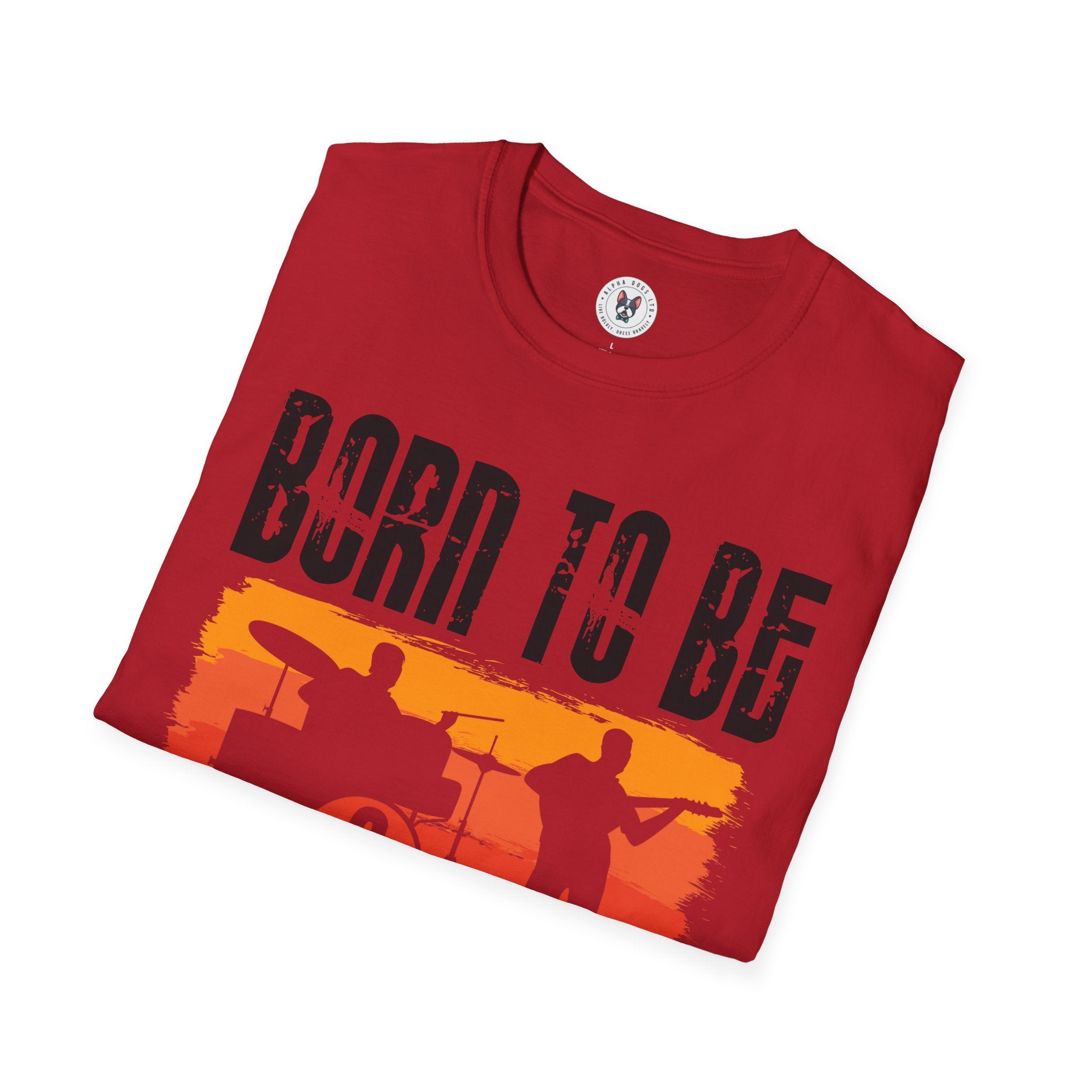 "Born To Be Musician"  Unisex Soft style T-Shirt