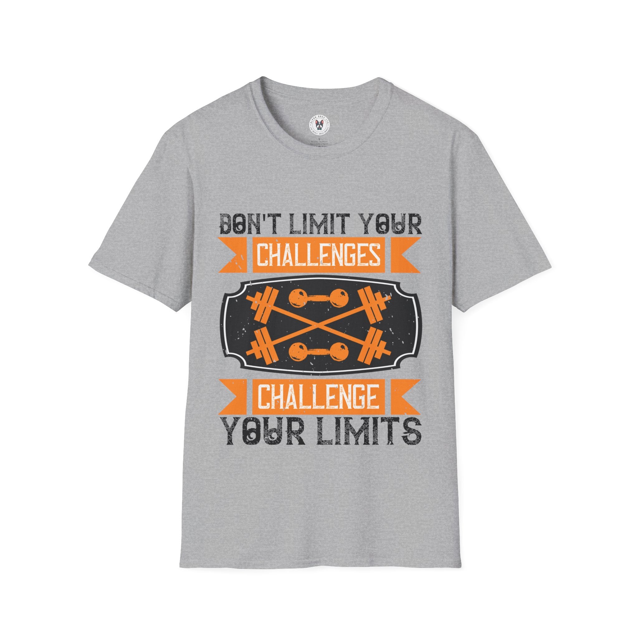 "Don't Limit Your Challenges,Challenge Your Limit" Unisex Soft style T-Shirt