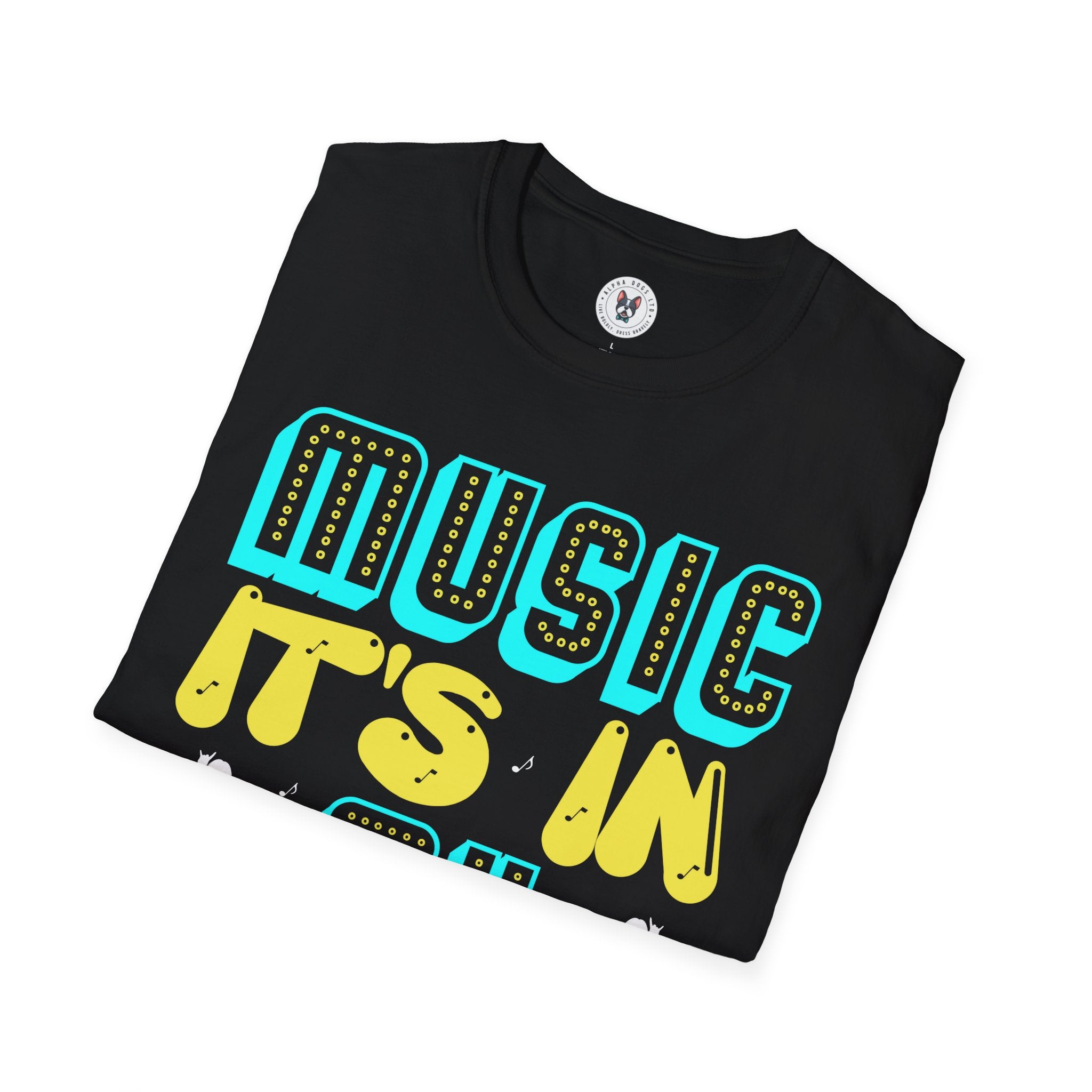 "Music Its In My DNA" Unisex Soft style T-Shirt