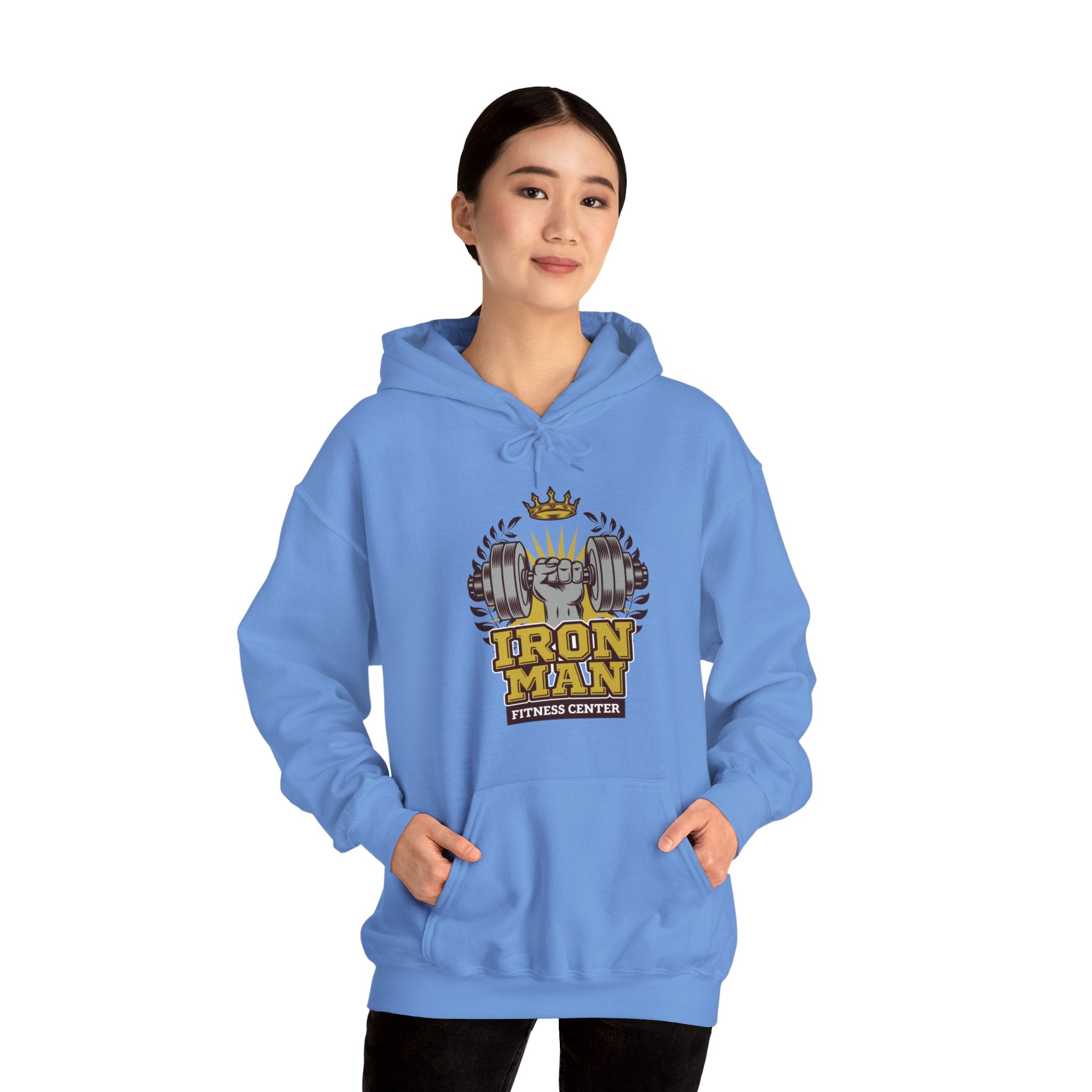 "IronMan Fitness Centre" Unisex Heavy Blend™ Hooded Sweatshirt