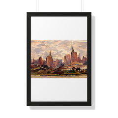 "ARCHITECTURE" Framed Vertical Poster