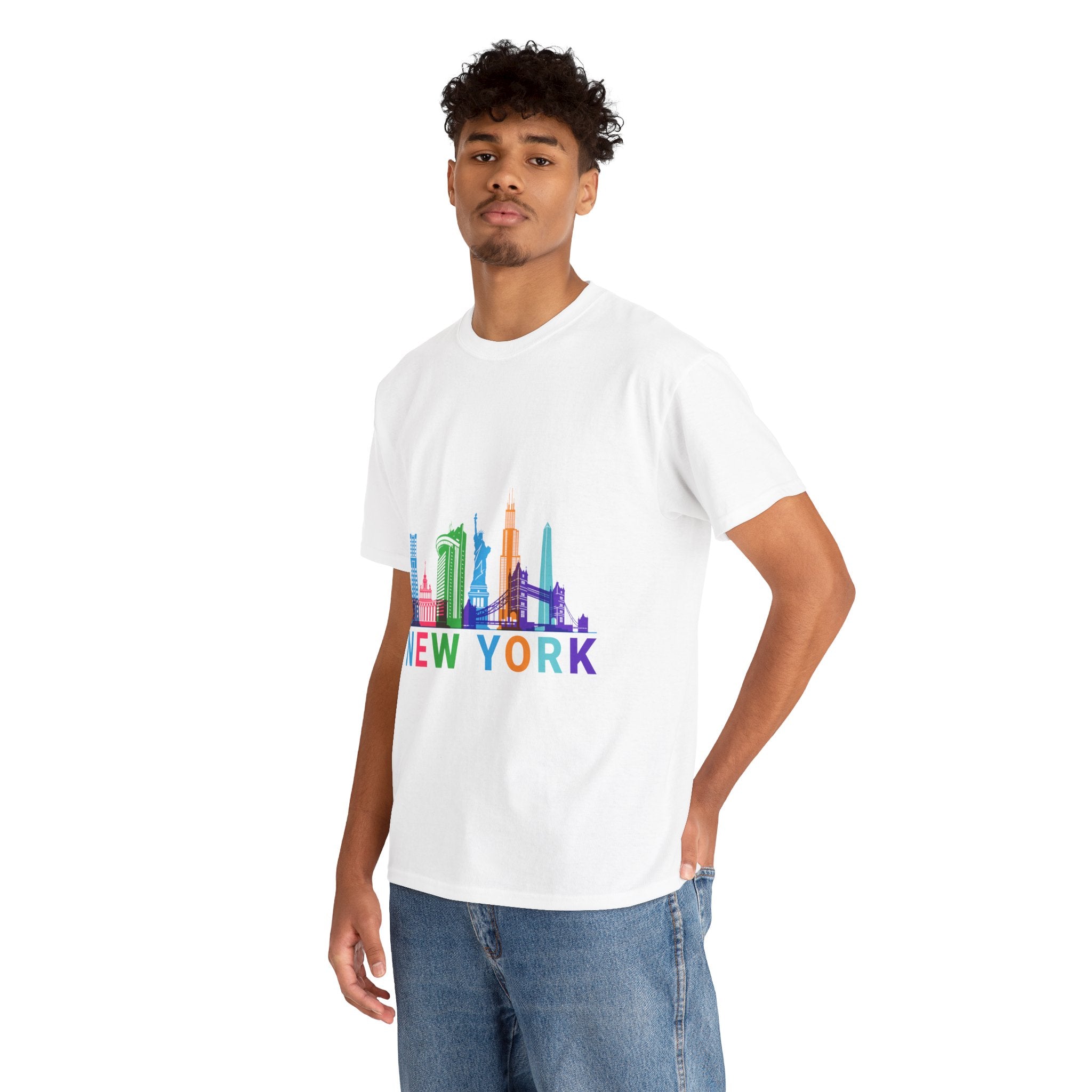 New York Unisex Heavy Cotton Tee