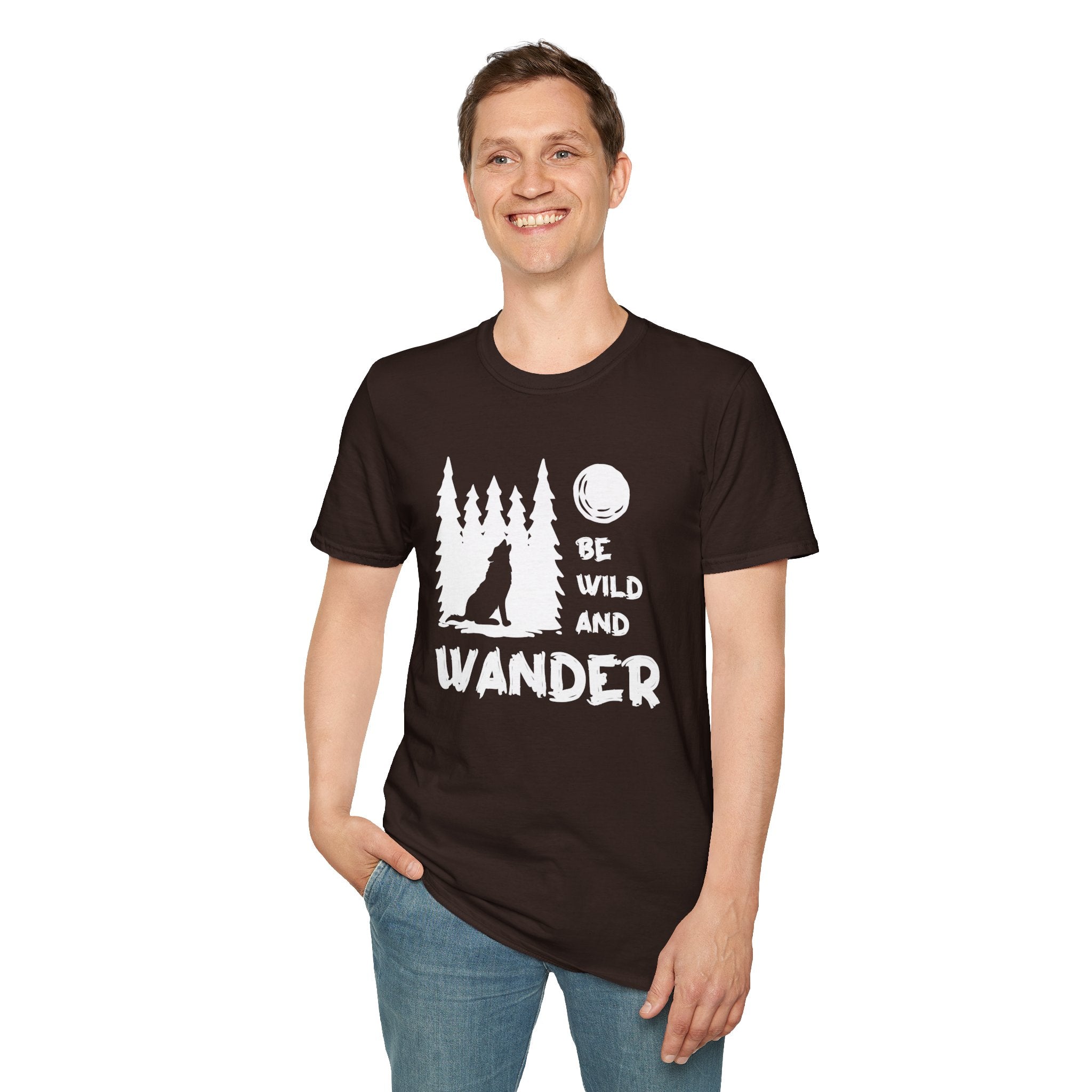 "Be WildAnd Wander" Unisex Softstyle T-Shirt