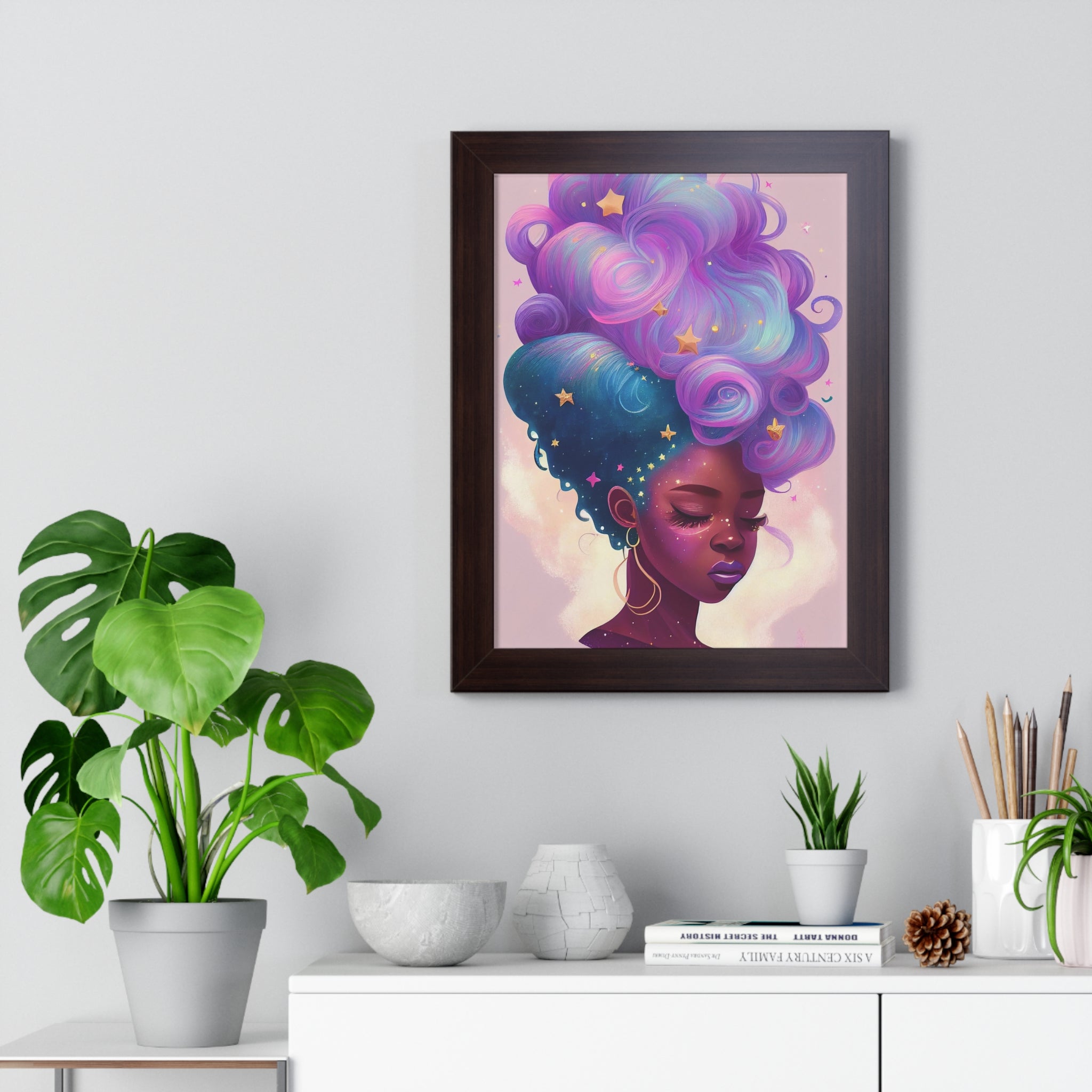 "BLACK GIRL MAGIC" Framed Vertical Poster