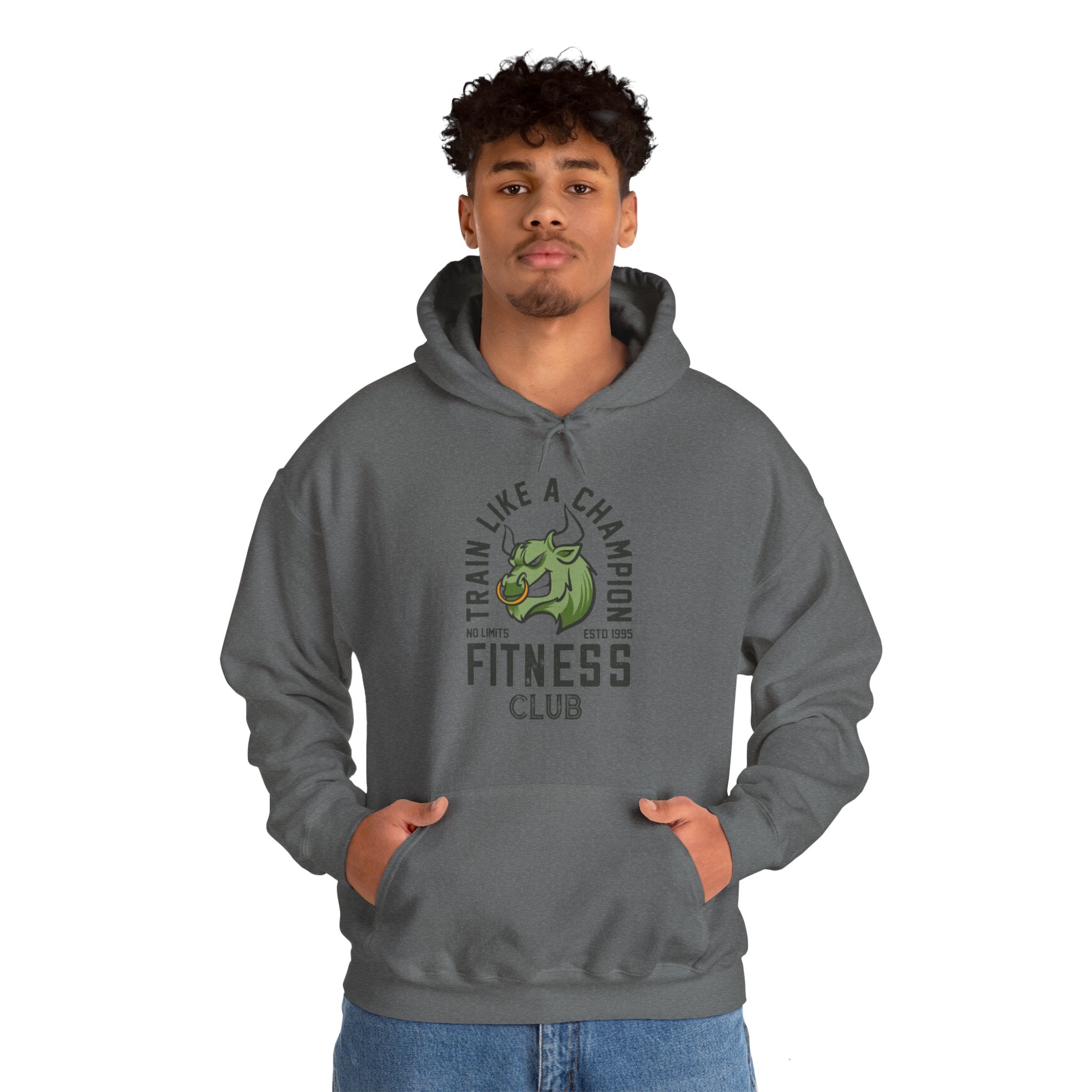 "Train Like A Champion" Unisex Heavy Blend™ Hooded Sweatshirt