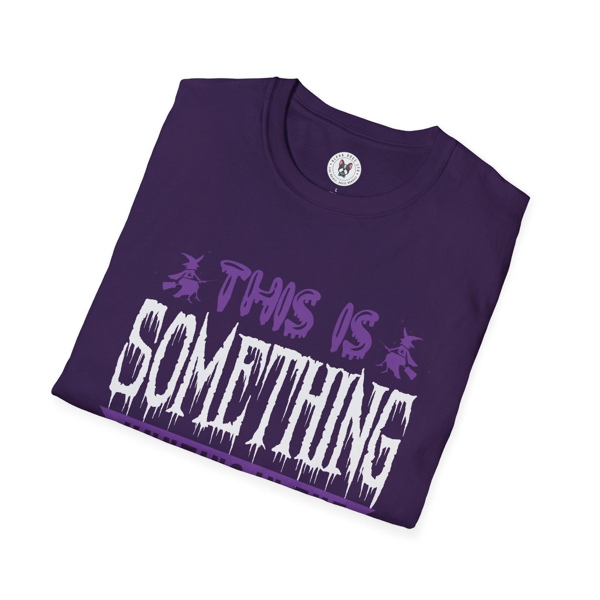 "THERE IS SOMETHING HAUNTING IN THE LIGHT OF THE MOON" Unisex Soft style T-Shirt