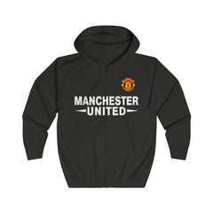 Manchester United Unisex Full Zip Hoodie