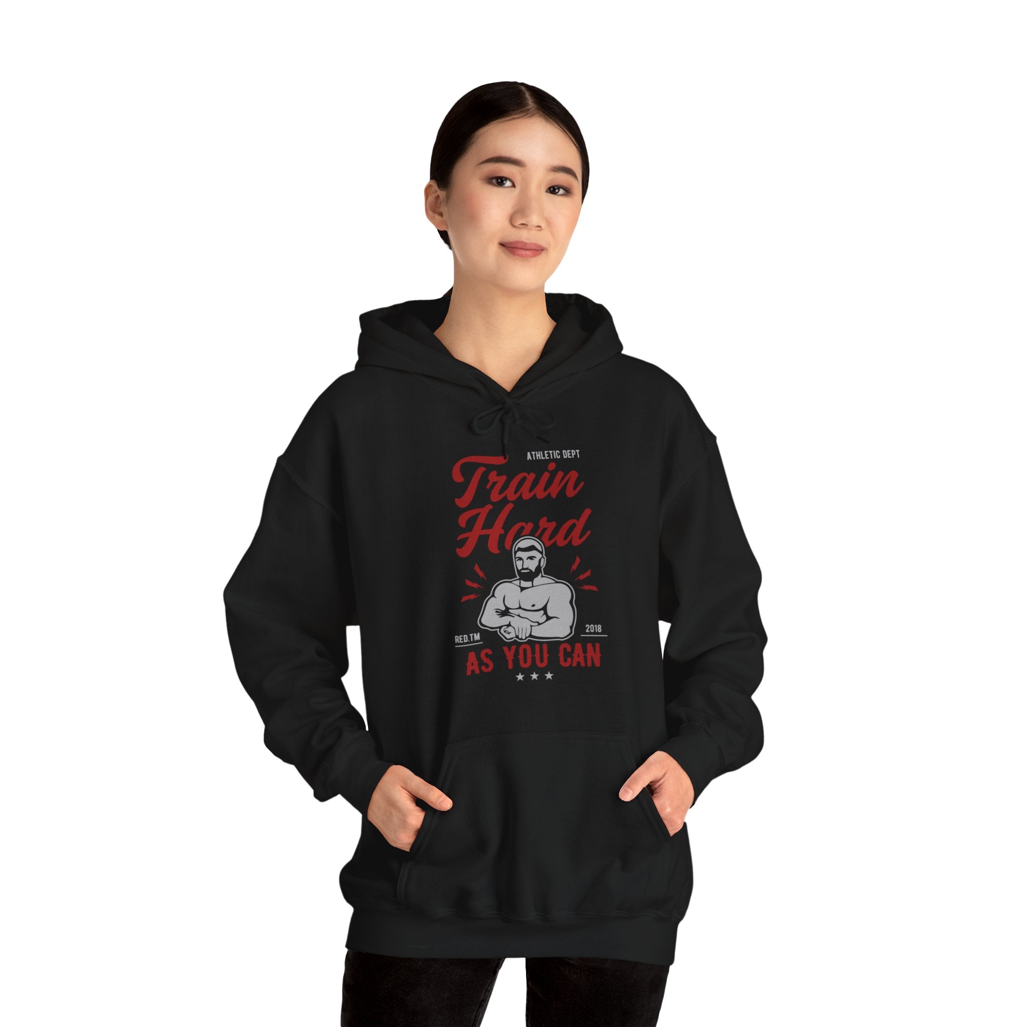 "Train Hard As You Can"  Unisex Heavy Blend™ Hooded Sweatshirt