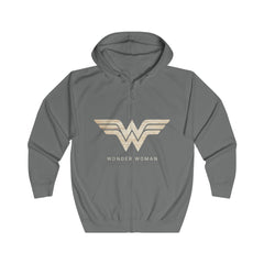 Wonder Woman Unisex Full Zip Hoodie