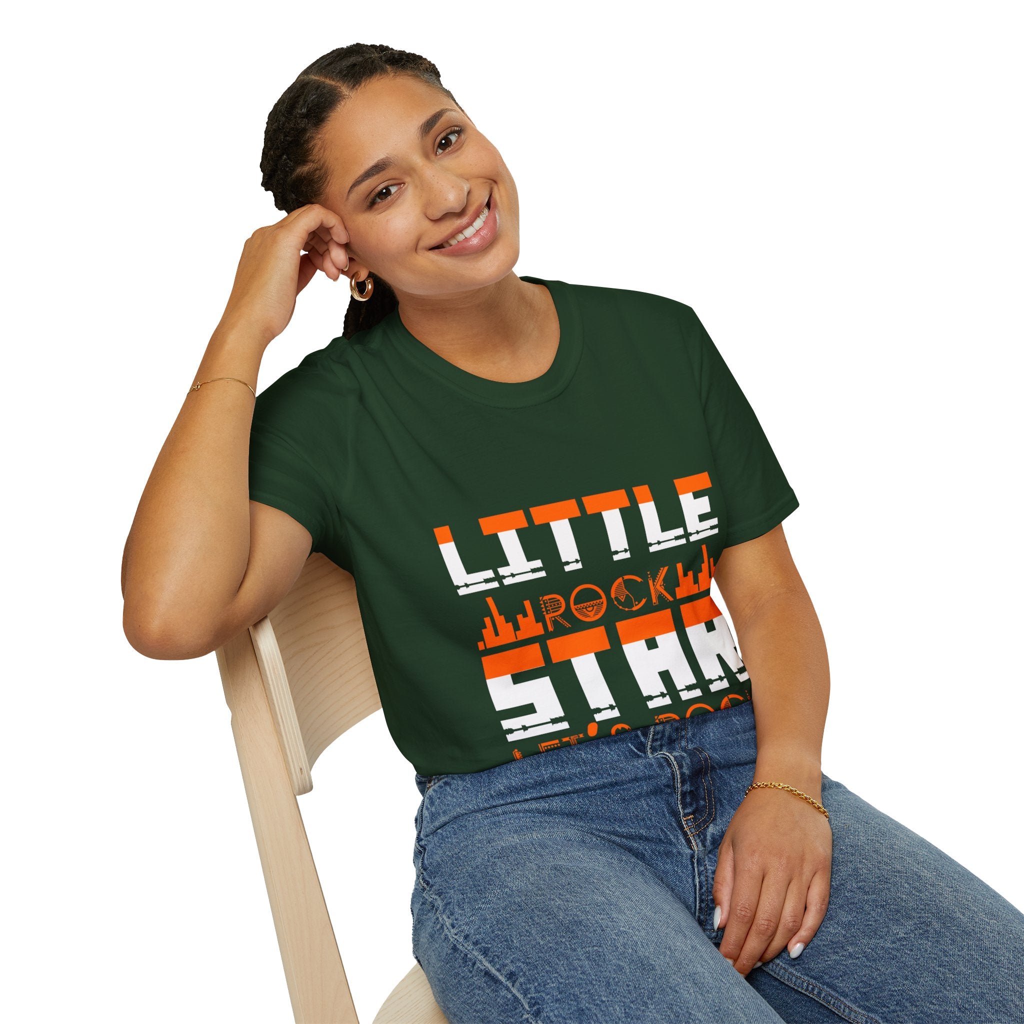 "Little Rock Star Lets Rock" Unisex Soft style T-Shirt