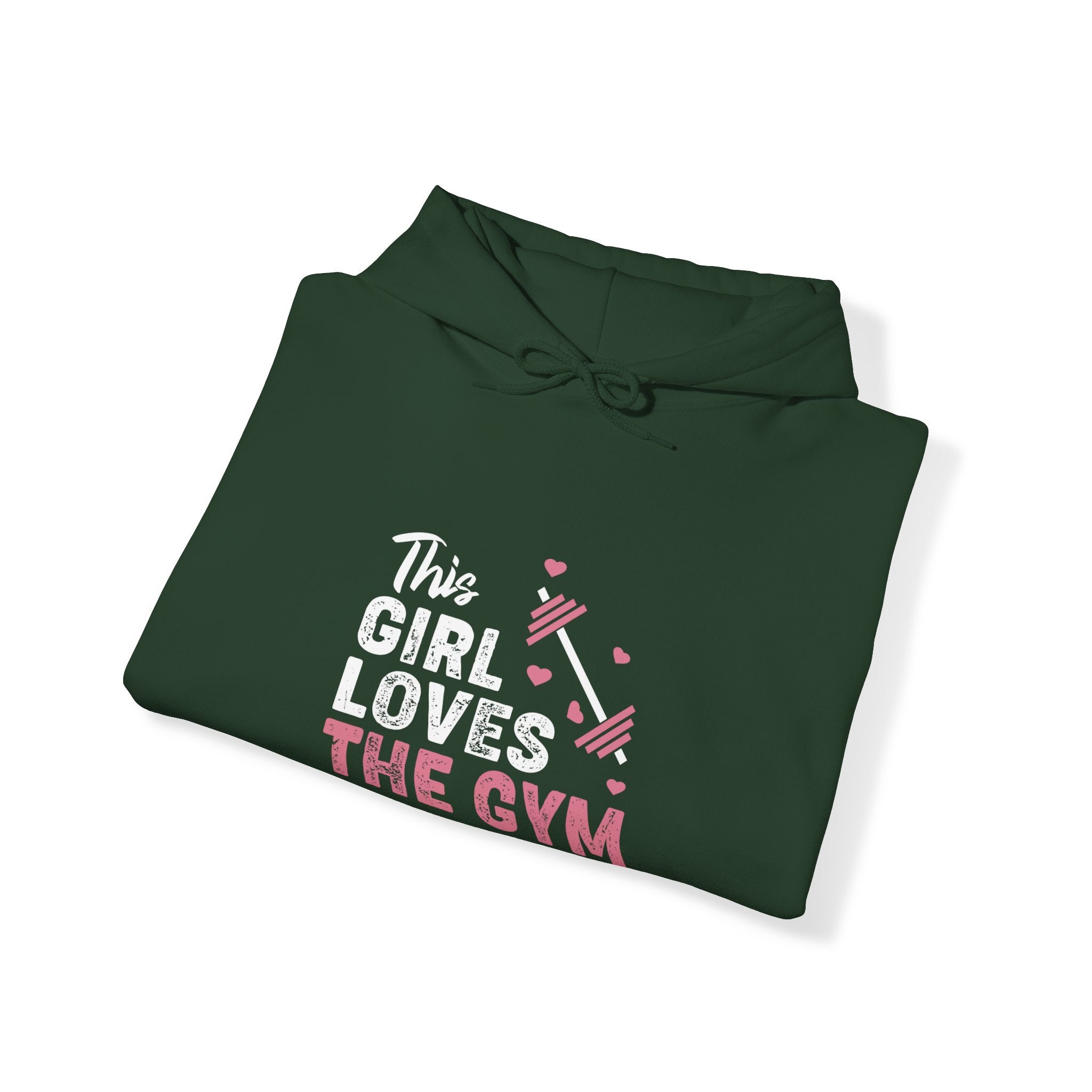 "The Girl Loves The Gym" Unisex Heavy Blend™ Hooded Sweatshirt