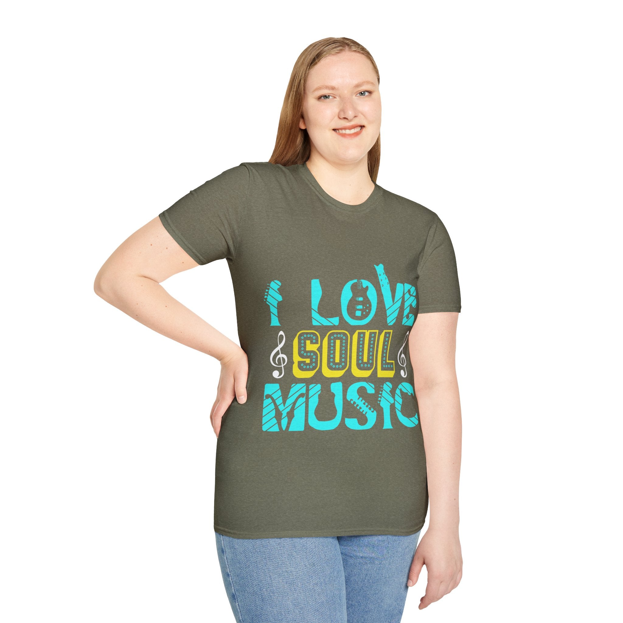 "I Love Soul Music" Unisex Soft style T-Shirt