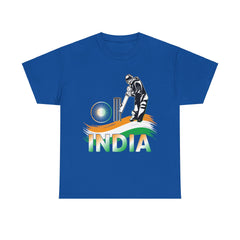 INDIAN Cricket Unisex Heavy Cotton Tee