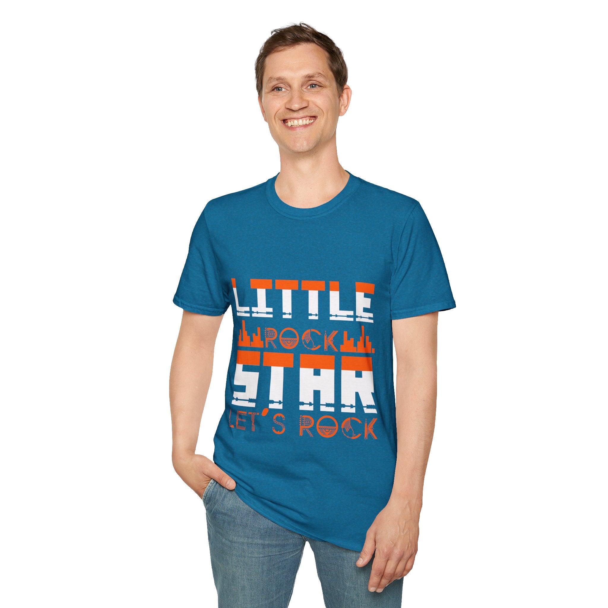 "Little Rock Star Lets Rock" Unisex Soft style T-Shirt