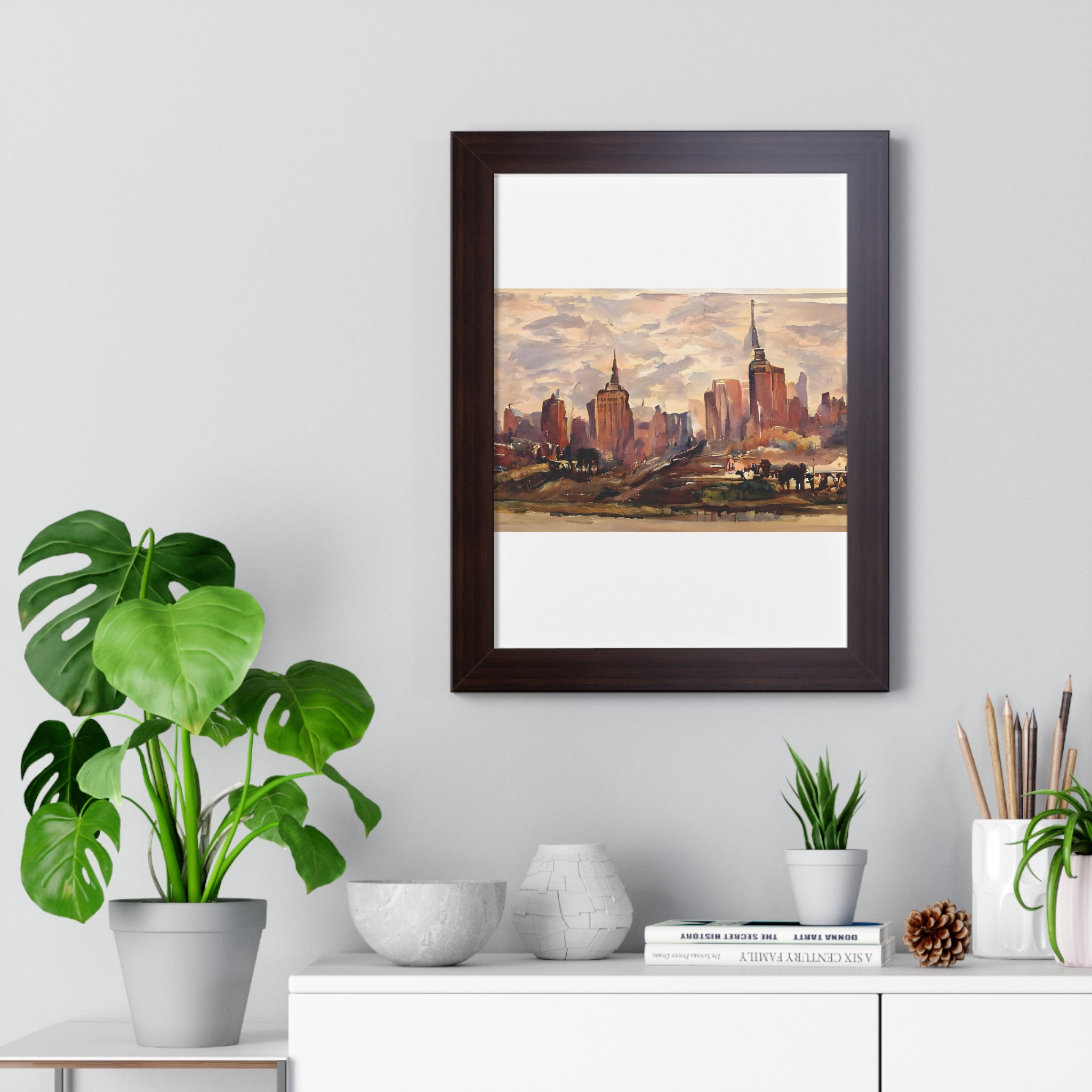 "ARCHITECTURE" Framed Vertical Poster