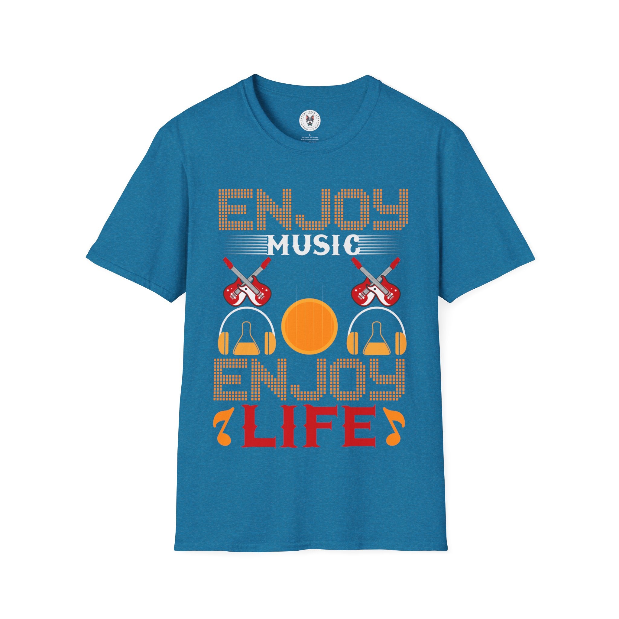 "Enjoy Music Enjoy Life" Unisex Soft style T-Shirt