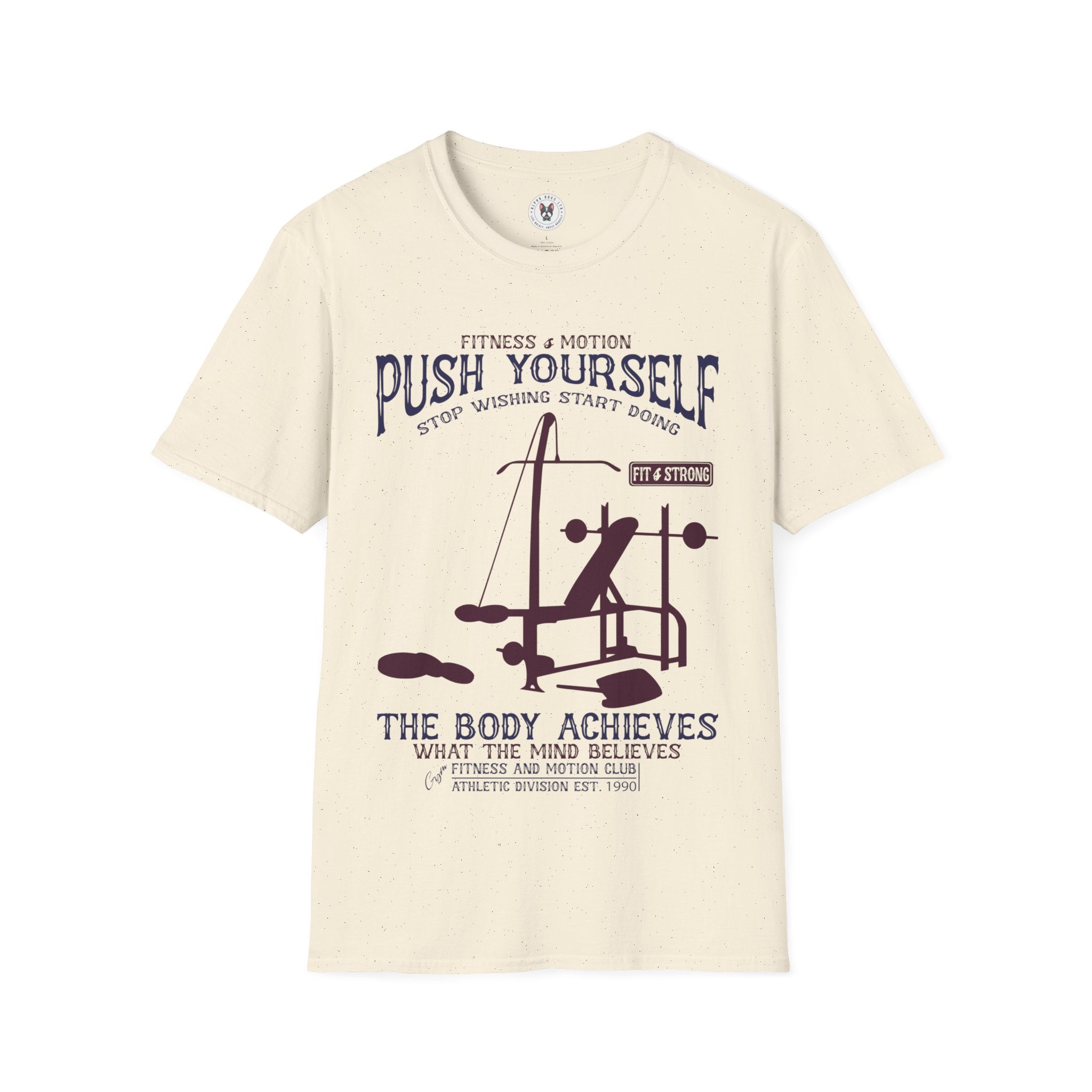 "Push Yourself" Unisex Soft style T-Shirt