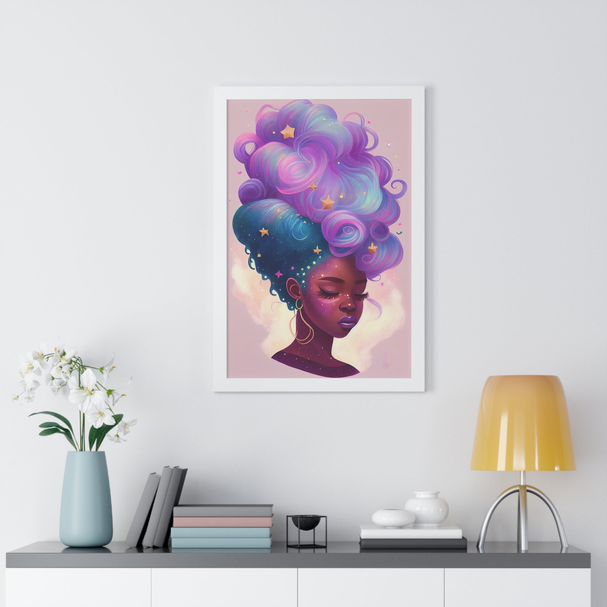 "BLACK GIRL MAGIC" Framed Vertical Poster