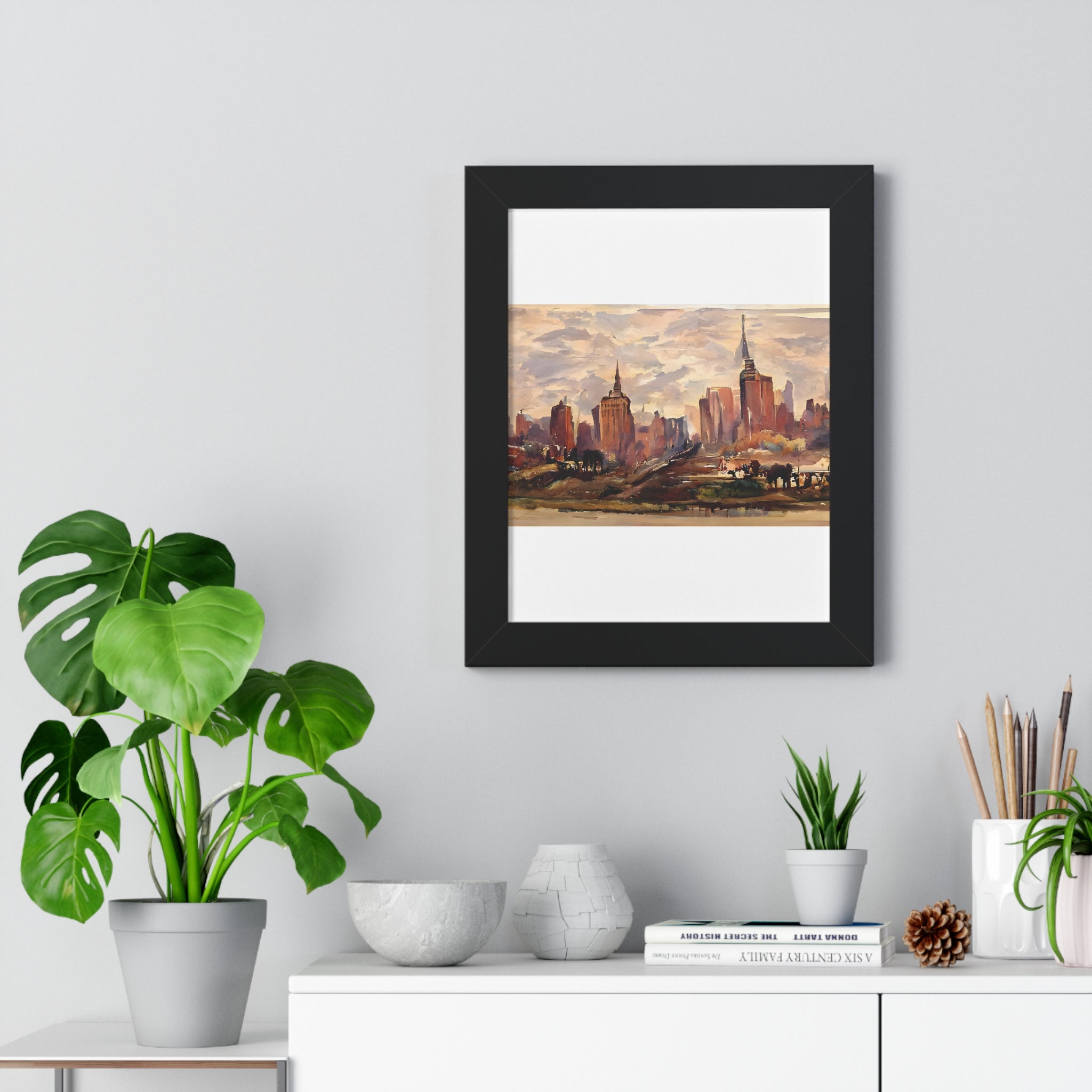 "ARCHITECTURE" Framed Vertical Poster